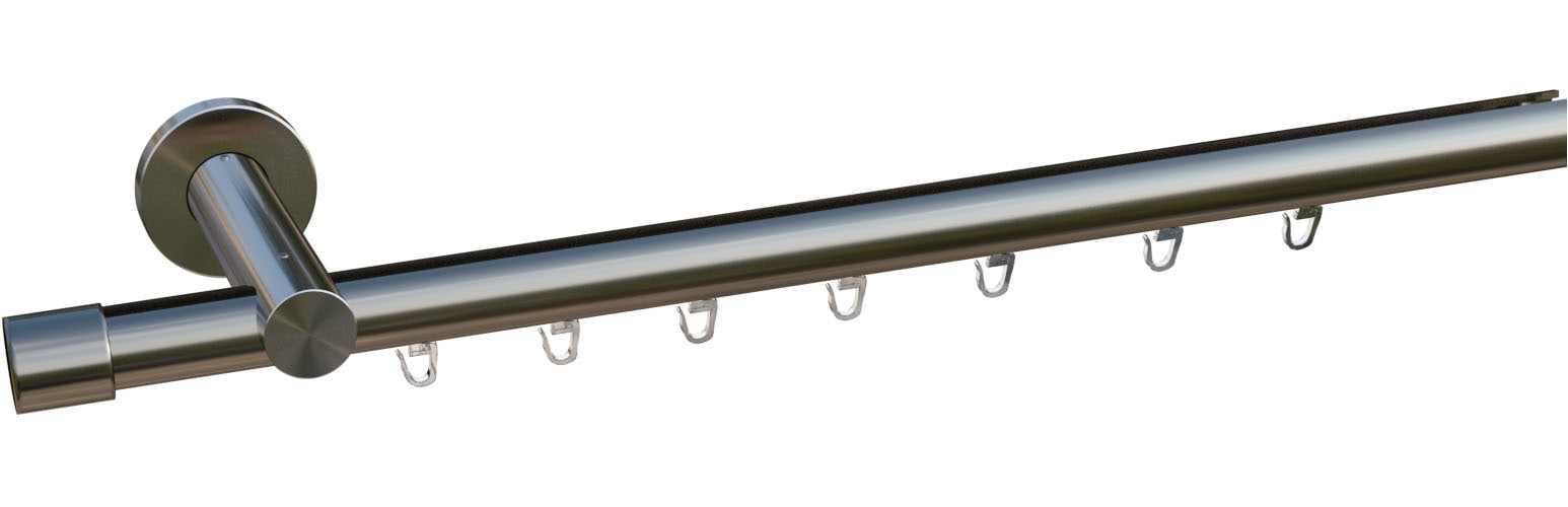 indeko Gardinenstange "Consul" Ø 16 mm 1 läufig-läufig Wunschmaßlänge Innen günstig online kaufen