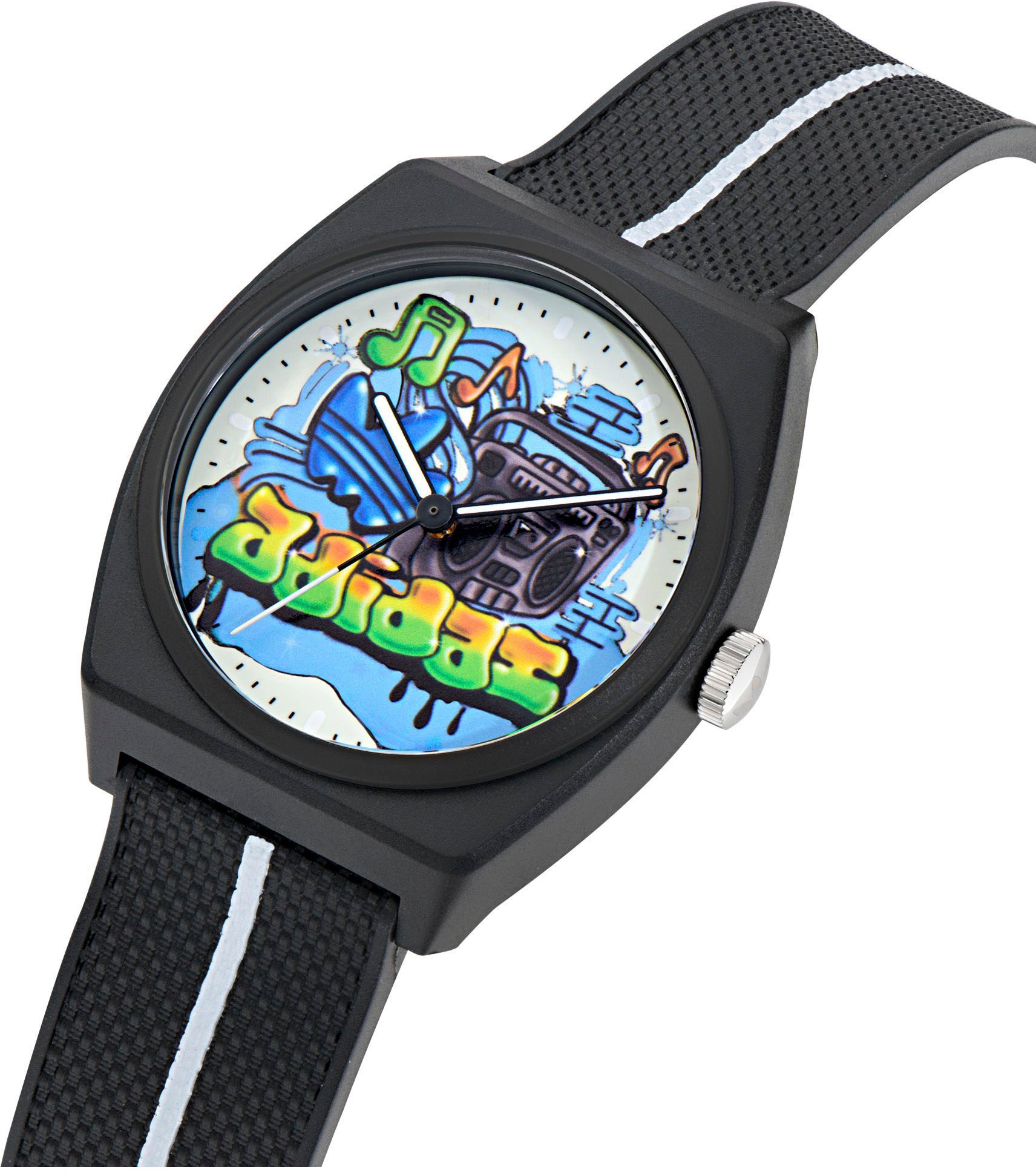 adidas Originals Quarzuhr »PROJECT TWO«, Armbanduhr, Herrenuhr, Damenuhr,Resinarmband,wasserabweisend bis 5 bar