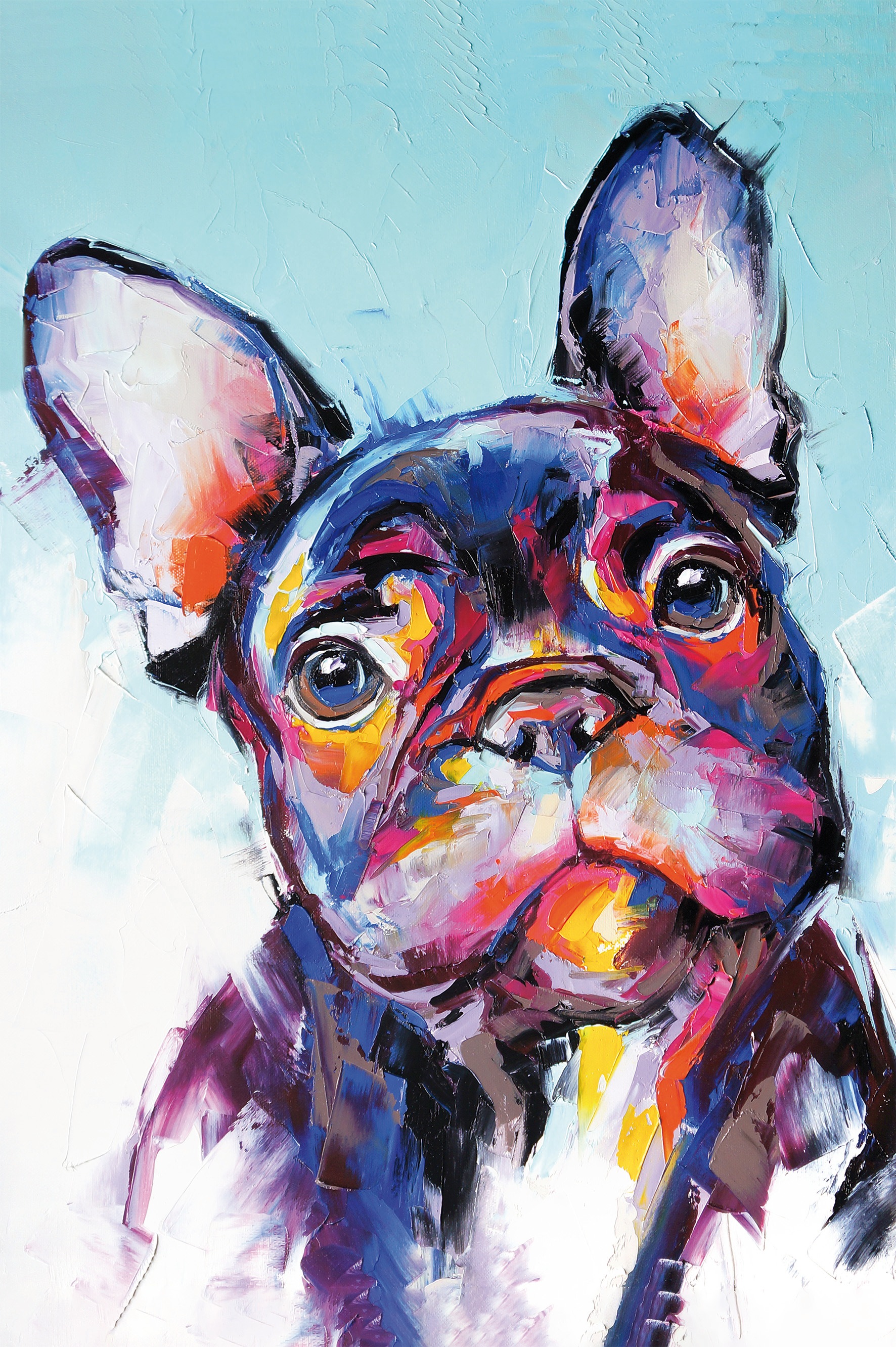Bönninghoff Leinwandbild "Hund" Hund 1 Stk. tlg. BxH: 60x90 cm günstig online kaufen