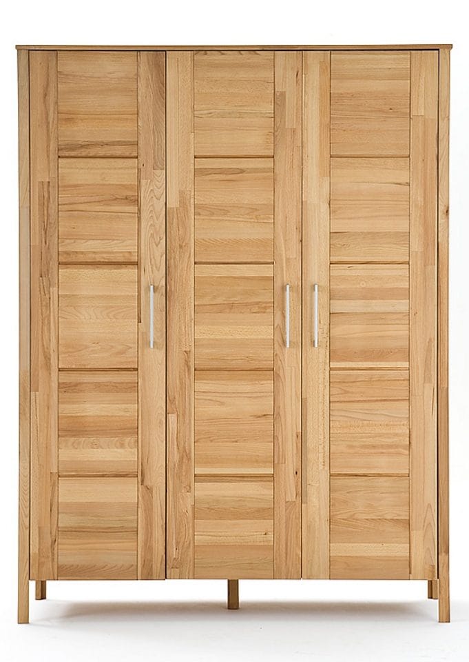 Home affaire Kleiderschrank "Modesty II" aus massivem Kernbuchenholz, in unterschiedlichen Schrankbreiten