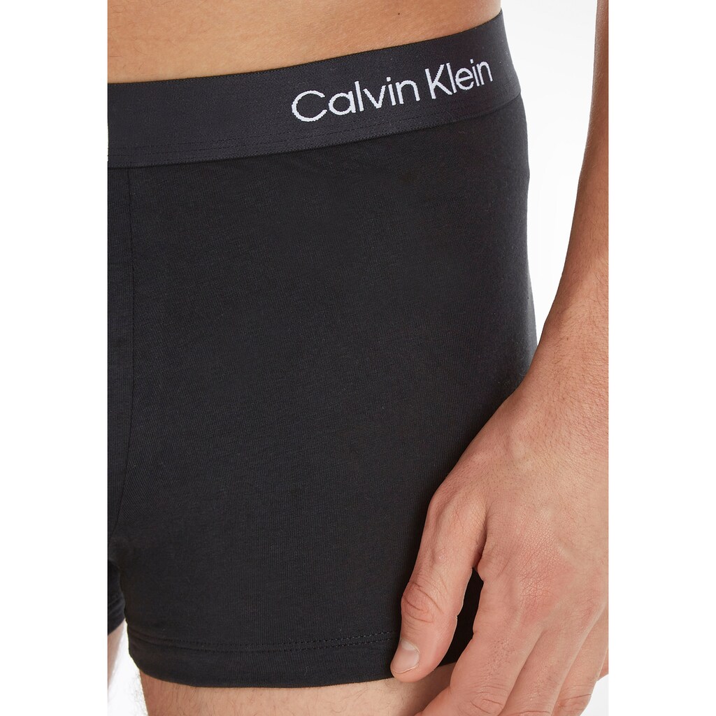 Calvin Klein Trunk »TRUNK 3PK«, (Packung, 3er-Pack), mit Calvin Klein Logo-Elastikbund