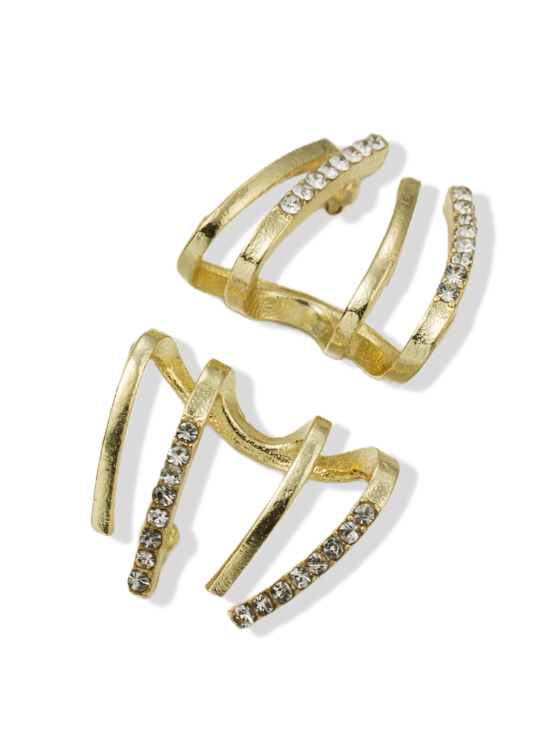 Aniston JEWELRY & WATCHES Paar Ohrstecker »Schmuck Geschenk Kupfer Ohrschmuck Ohrringe Ohrklemmen-Optik« Made in Germany - mit Zirkonia (synth.)