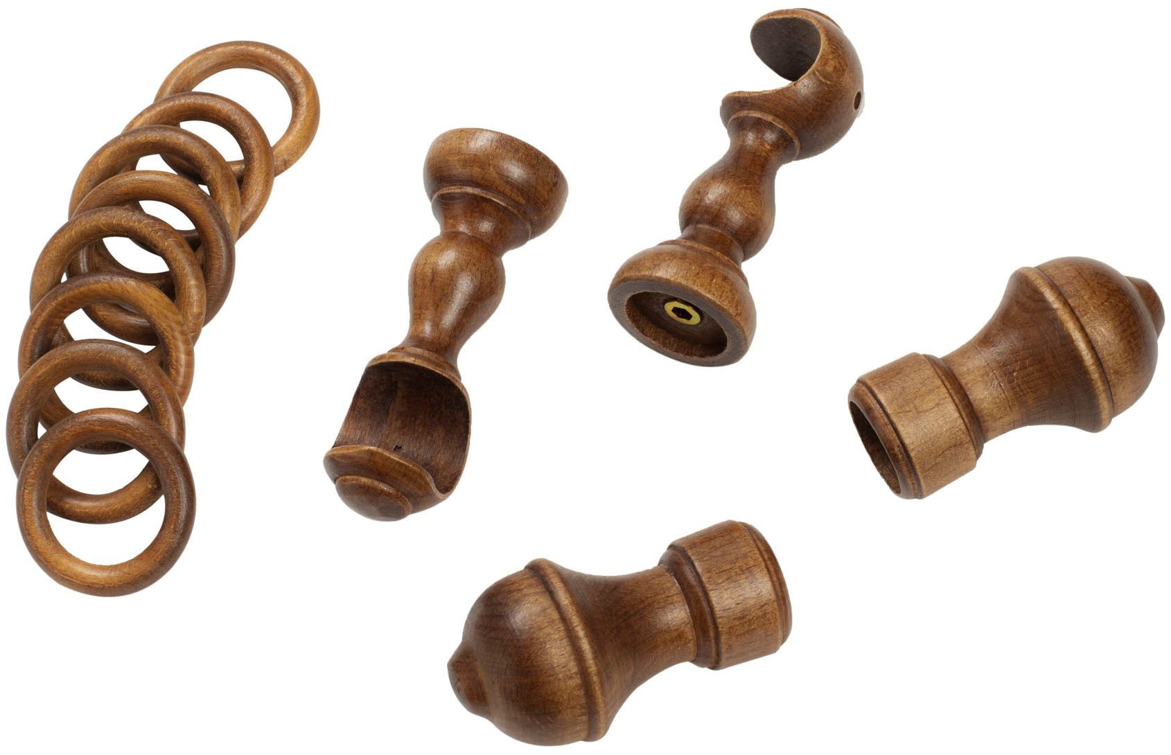 SN DECO GROUP Gardinenstange »Ares«, 1 läufig-läufig, Fixmaß