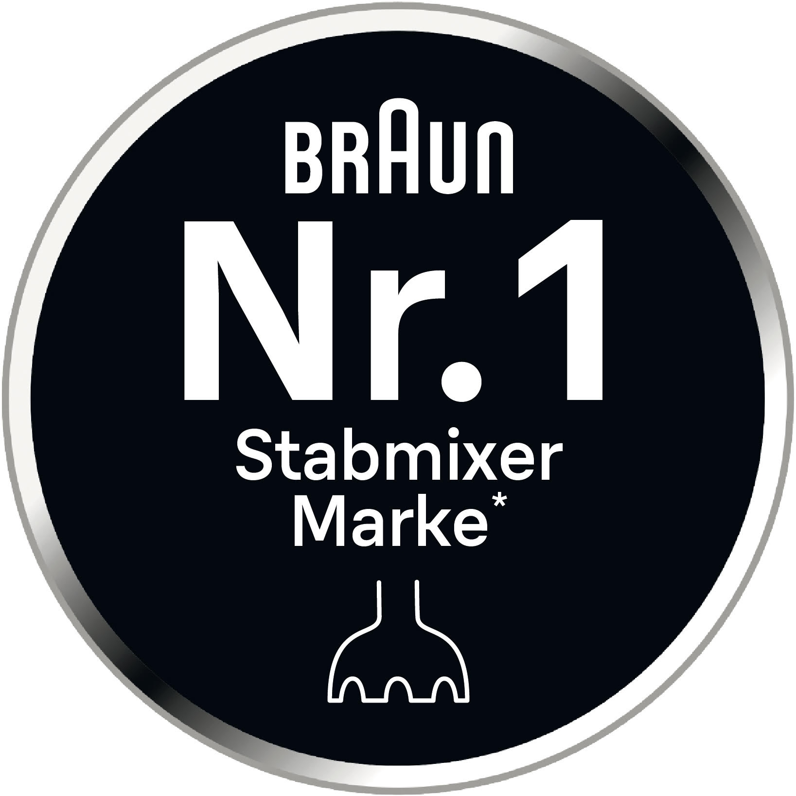 Braun Stabmixer »MQ 5252 BKBL MultiQuick 5 Vario«, 1000 W, mit Smoothie2Go Funktion und EasyClick System, Schwarz/Blau