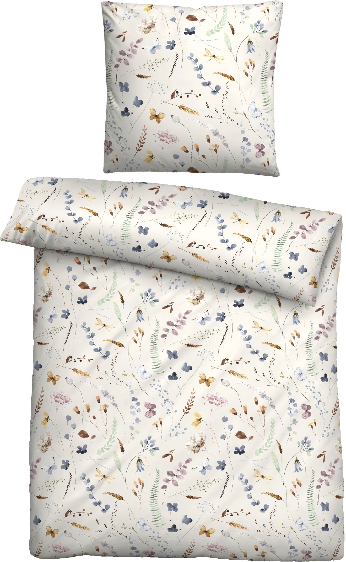 Castell - Markenbettwäsche Bettwäsche "Mira" 2 Stk. tlg. atmungsaktiv, stra günstig online kaufen