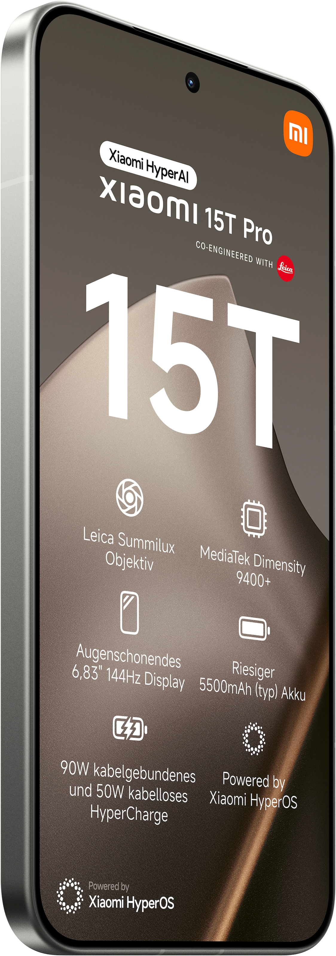 Xiaomi Smartphone »15T Pro 12+512« grau