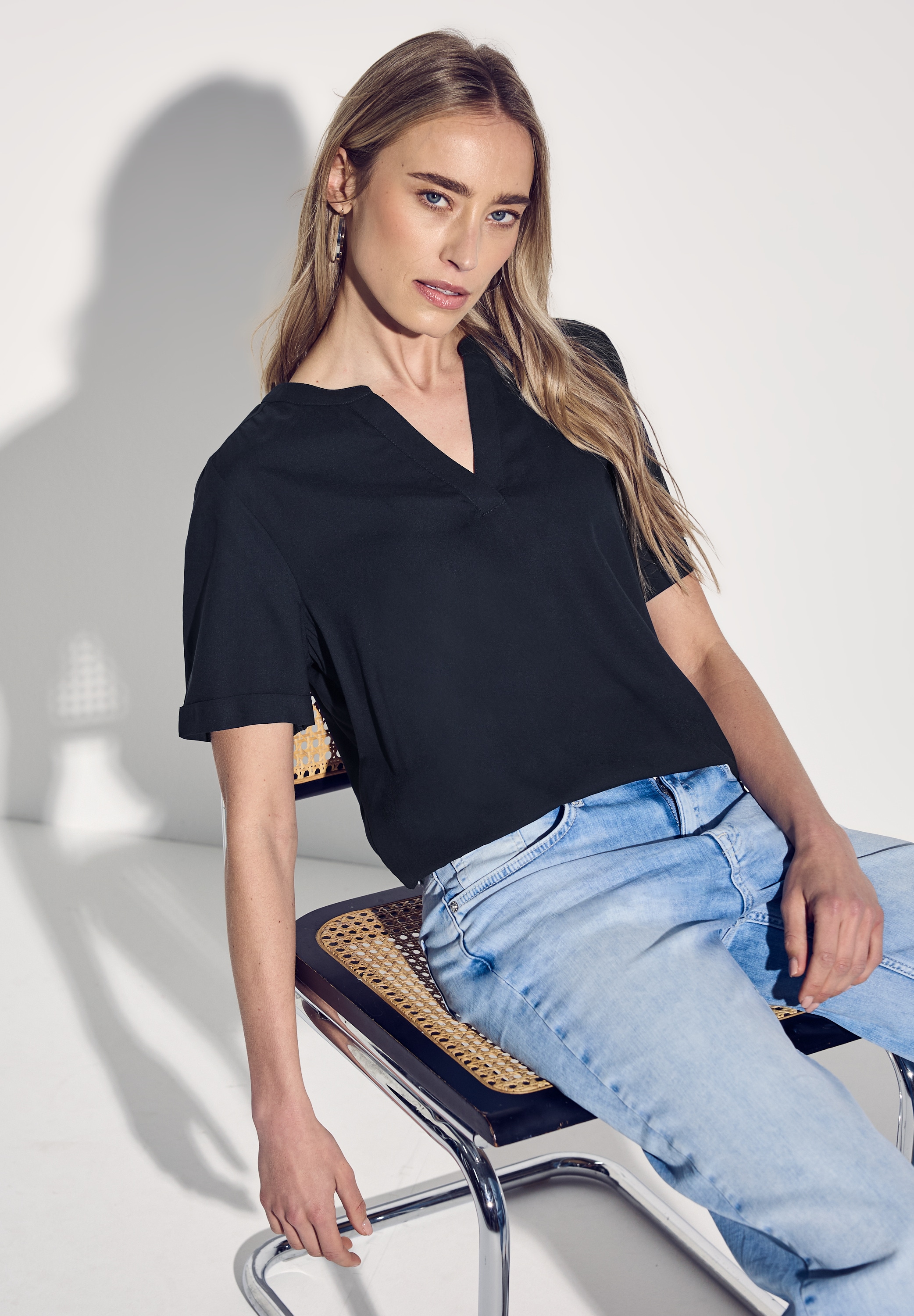 STREET ONE Shirtbluse aus softer Viskose