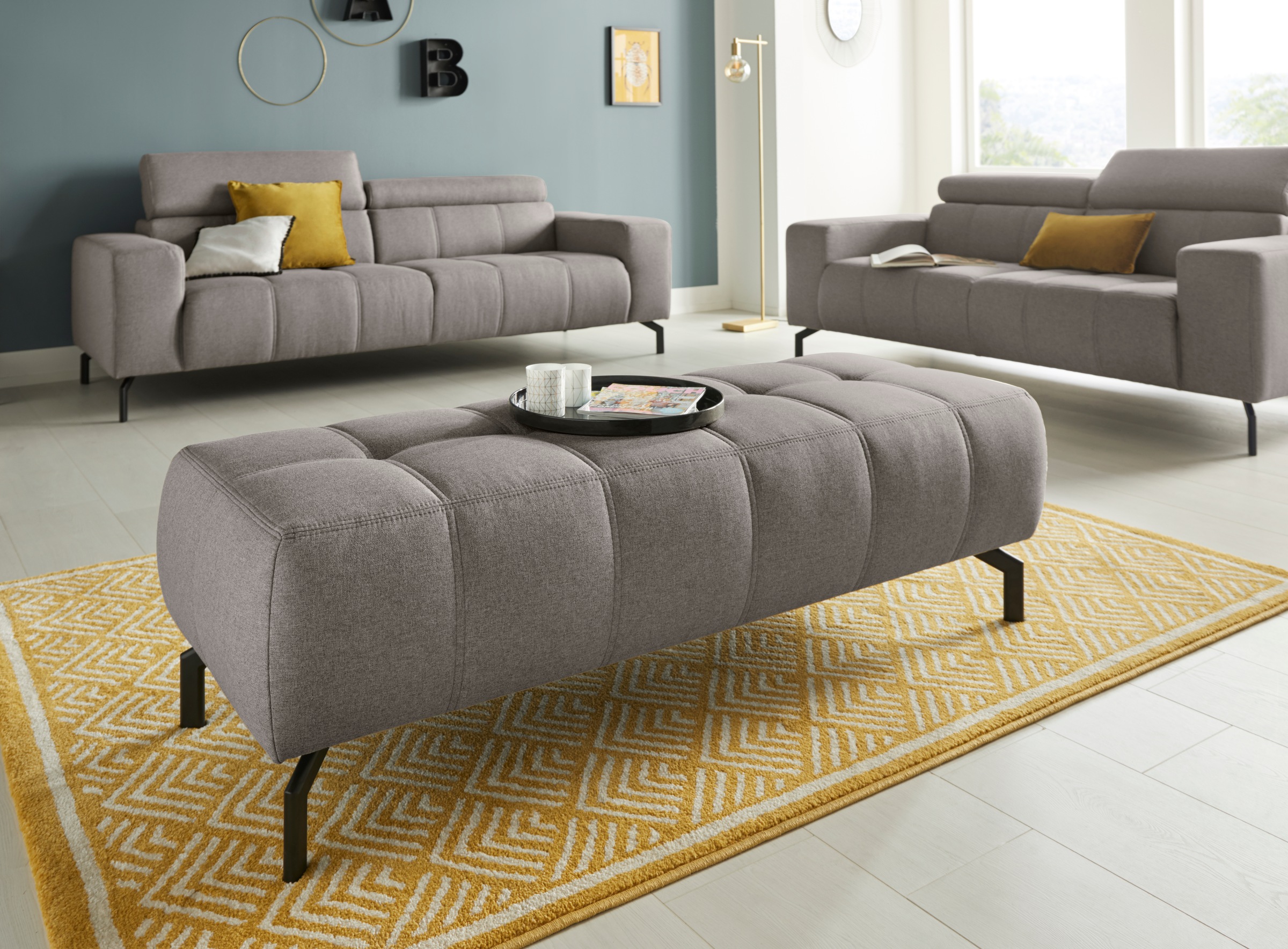 DOMO collection Polsterhocker »Cunelli«, passend zur "Cunelli"-Serie