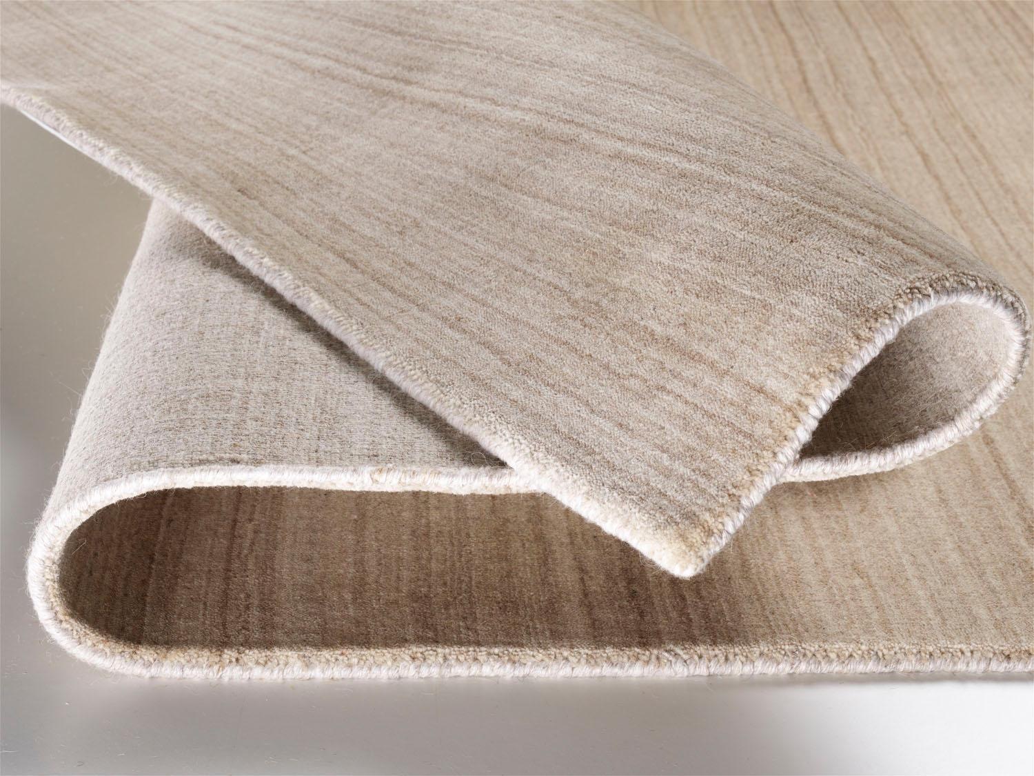 OCI DIE TEPPICHMARKE Wollteppich "Alagis Uni" rechteckig 5 mm Höhe reine Wo günstig online kaufen