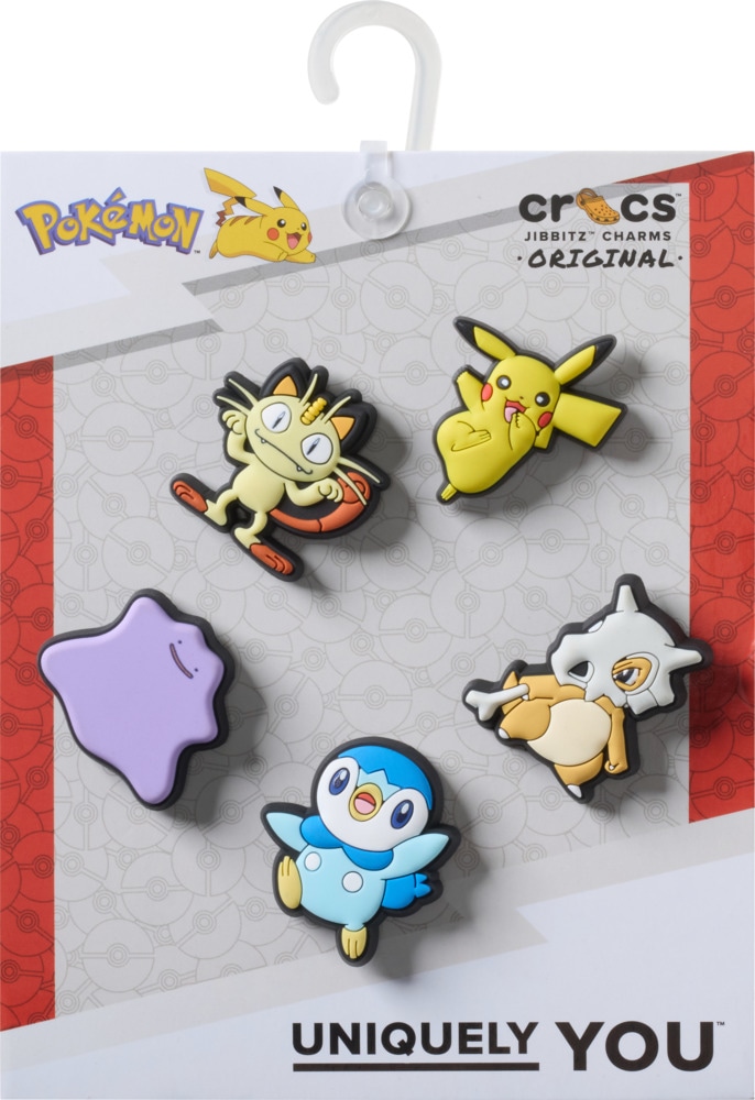 Crocs Schuhanstecker »Jibbitz™ Pokemon Variety«, (Set, 5 tlg., Kein Spielzeug. Nicht für Kinder unter 3 Jahren geeignet), Charm, Anstecker für Crocs Schuhe