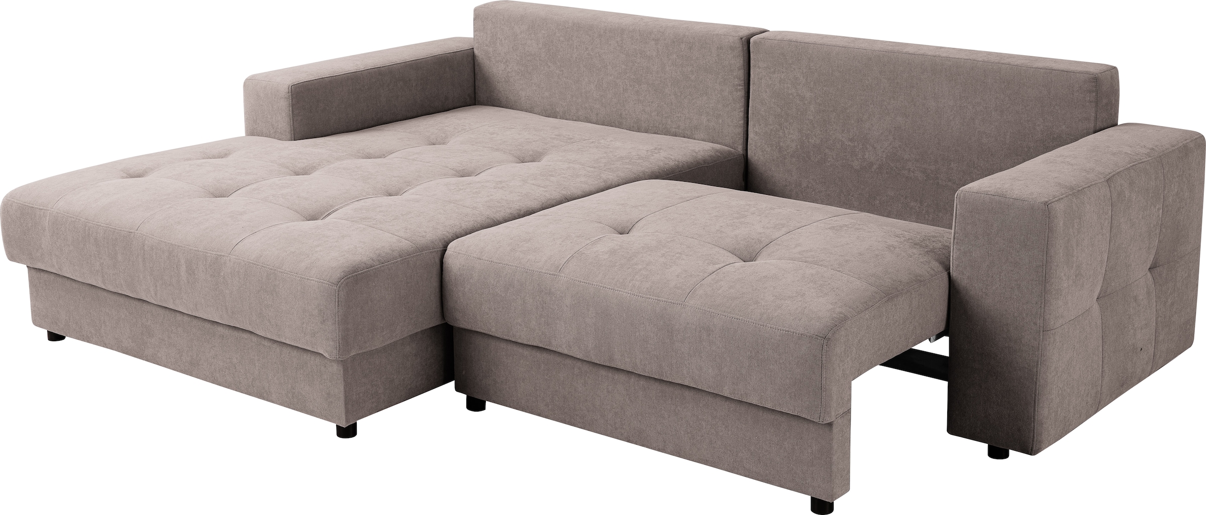 WERK2 Ecksofa »Indiana inkl. Bettfunktion & Bettkasten, Luxus-Mircofaser, bequem« Luxus-Microfaser weich ENJOY NEW, L-Form, XXL, Schlaffunktion