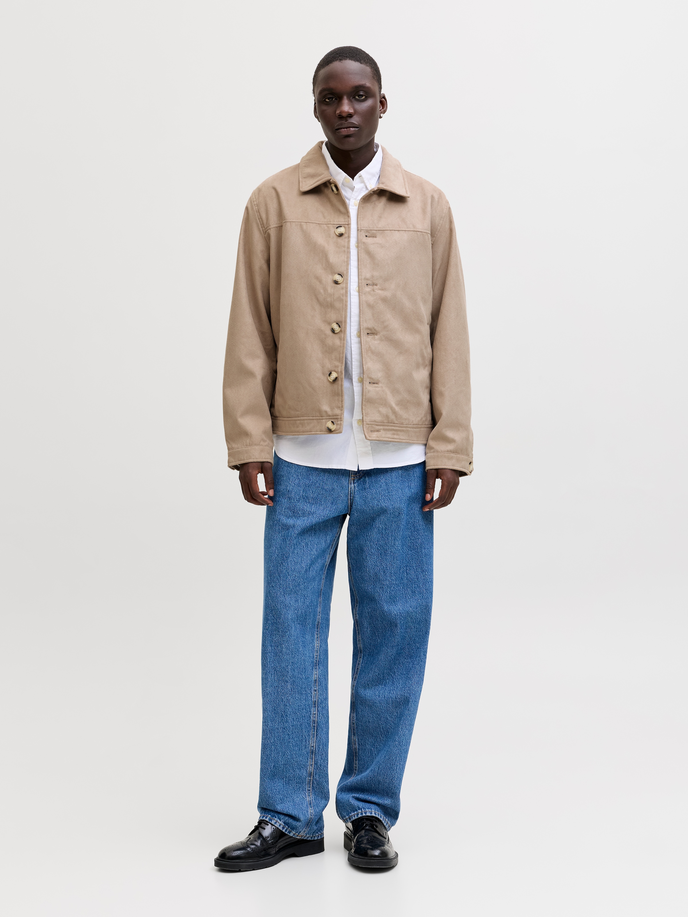 Jack & Jones Hemdjacke »JJECASABLANCA SHACKET SN« mit auffälliger Knopfleiste