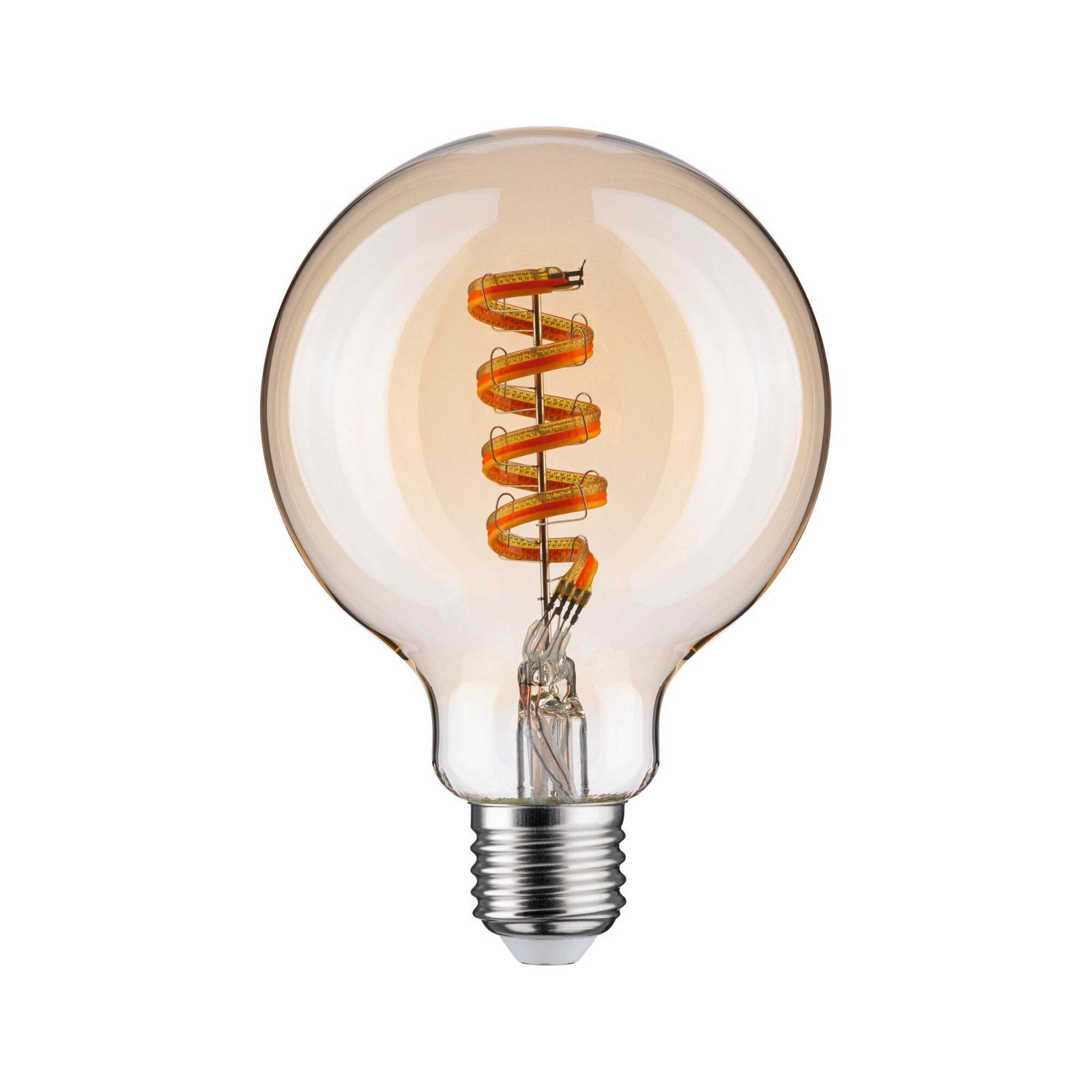 Paulmann LED-Leuchtmittel »Smart Filament G95 470lm 2200K-6500K gold 230V«, 1 St., Tageslichtweiß