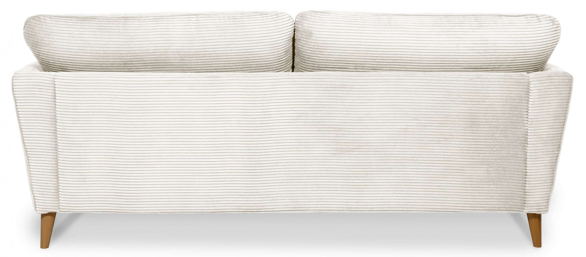 Home affaire 3-Sitzer »MARSEILLE 3er Sofa 206 cm, Cord, Flachgewebe, Struktur, Webstoff«, Massivholzbeine Eiche, Landhausstil, Wellenunterfederung