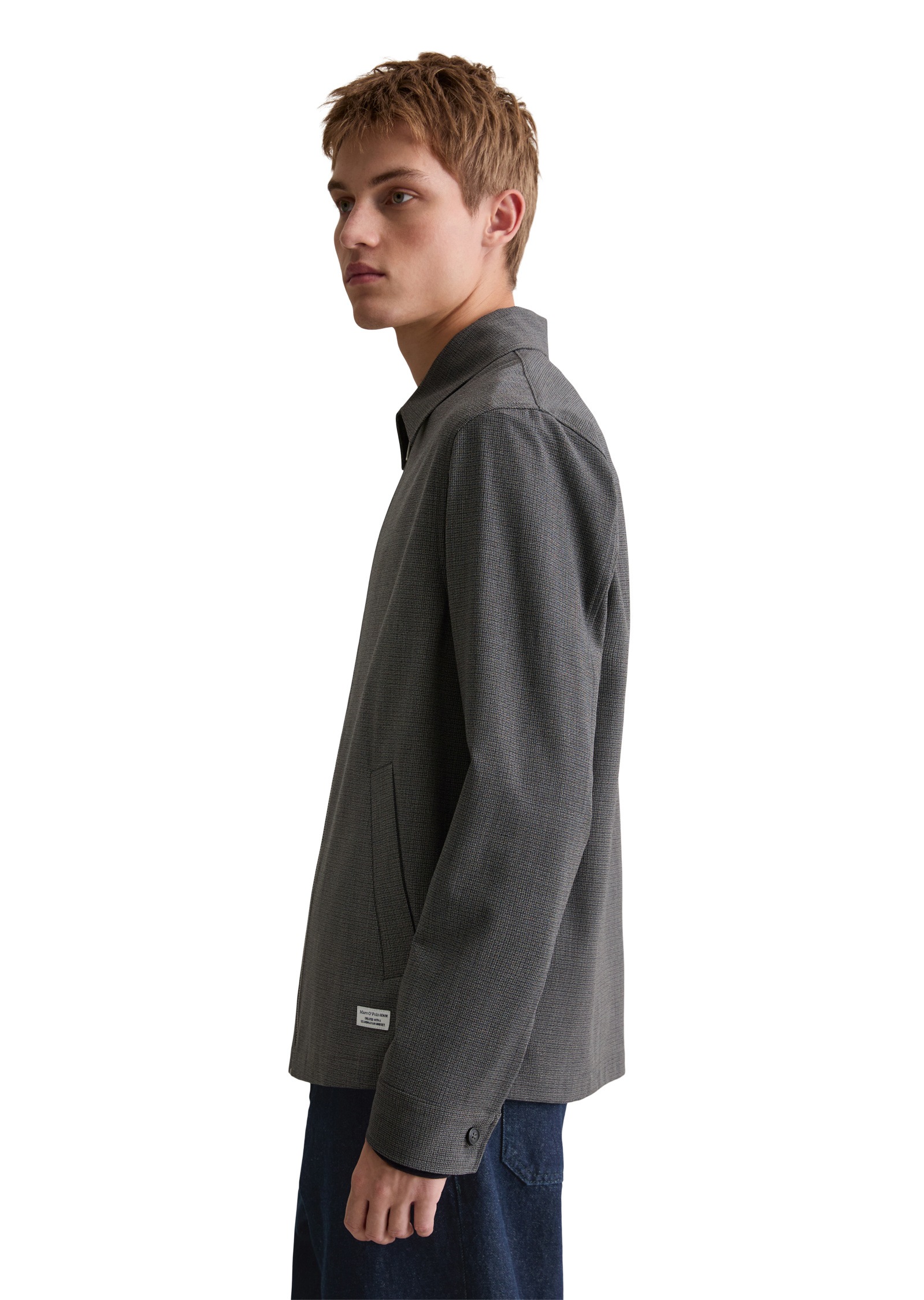 Marc O'Polo DENIM Kurzjacke »aus hochwertigem Material-Mix«, ohne Kapuze