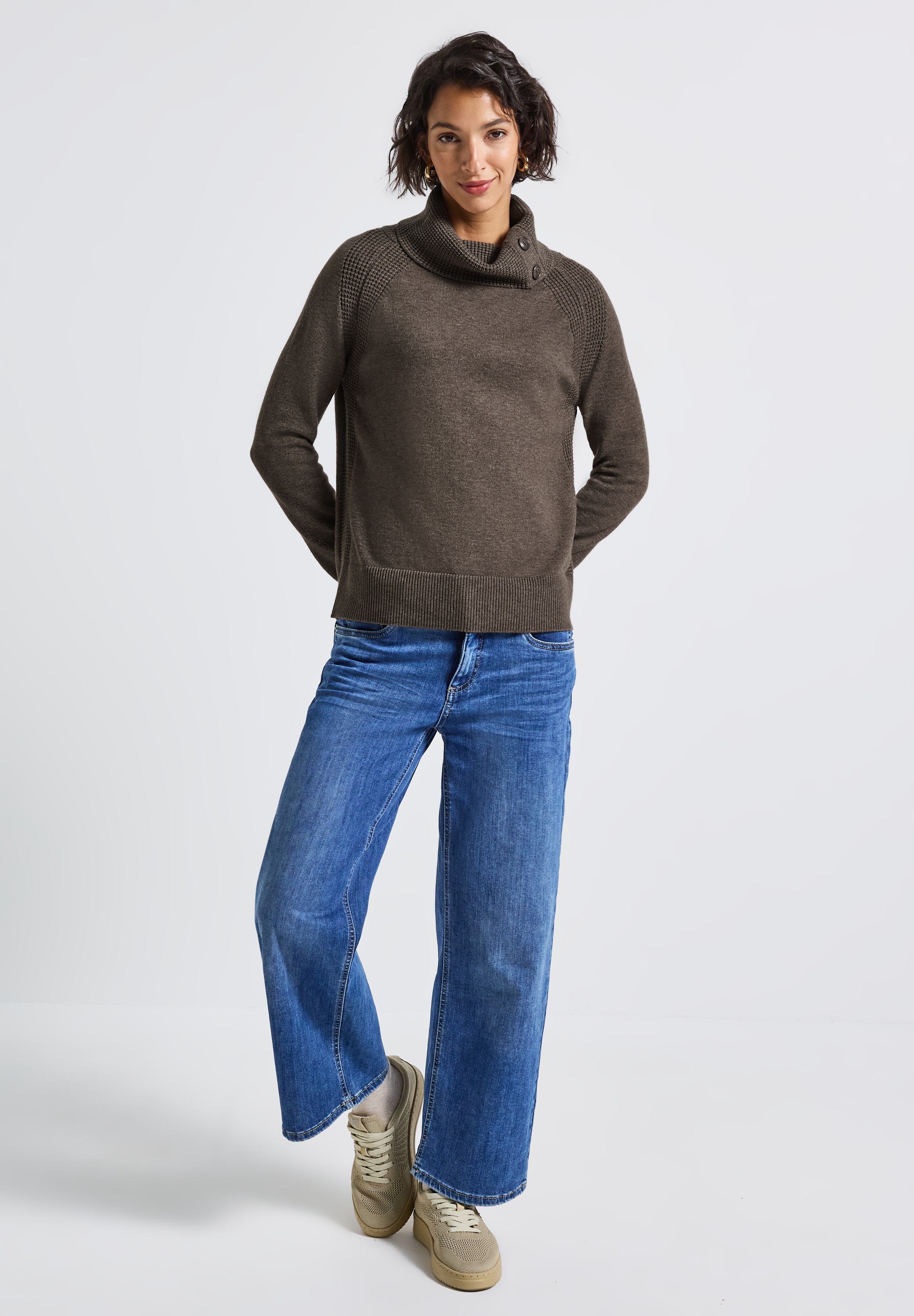 Thumbnail - STREET ONE Rollkragenpullover mit Stehkragen