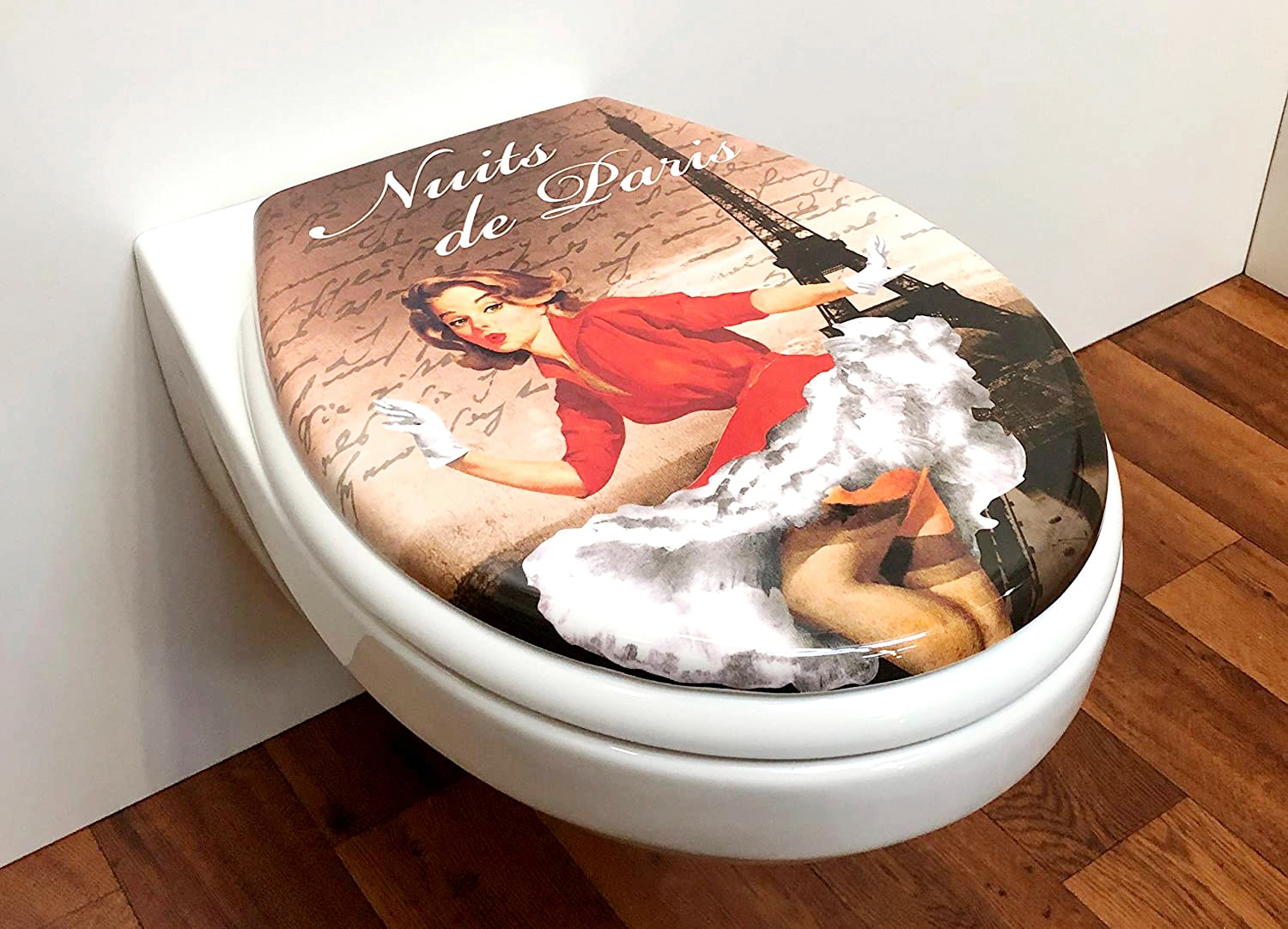 ADOB WC-Sitz »Nuits de Paris«, Absenkautomatik, zur Reinigung abnehmbar