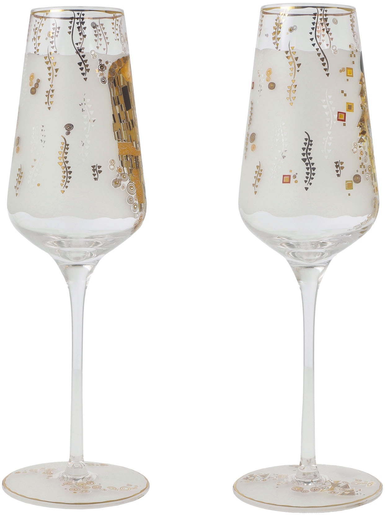 Goebel Sektglas "Sektglas Gustav Klimt - Adele & der Kuss"