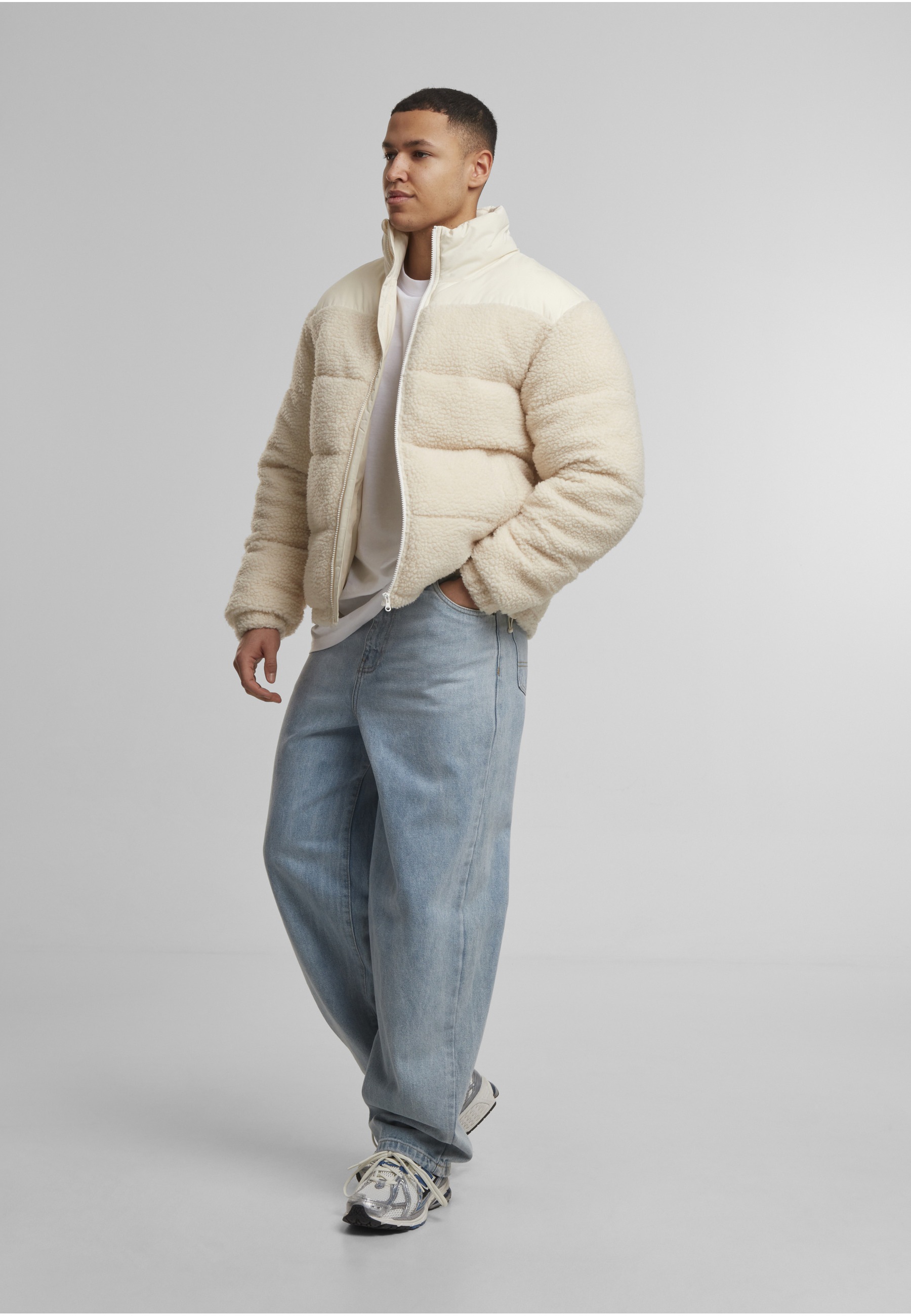 URBAN CLASSICS Steppmantel »Urban Classics Teddy Puffer Jacket«