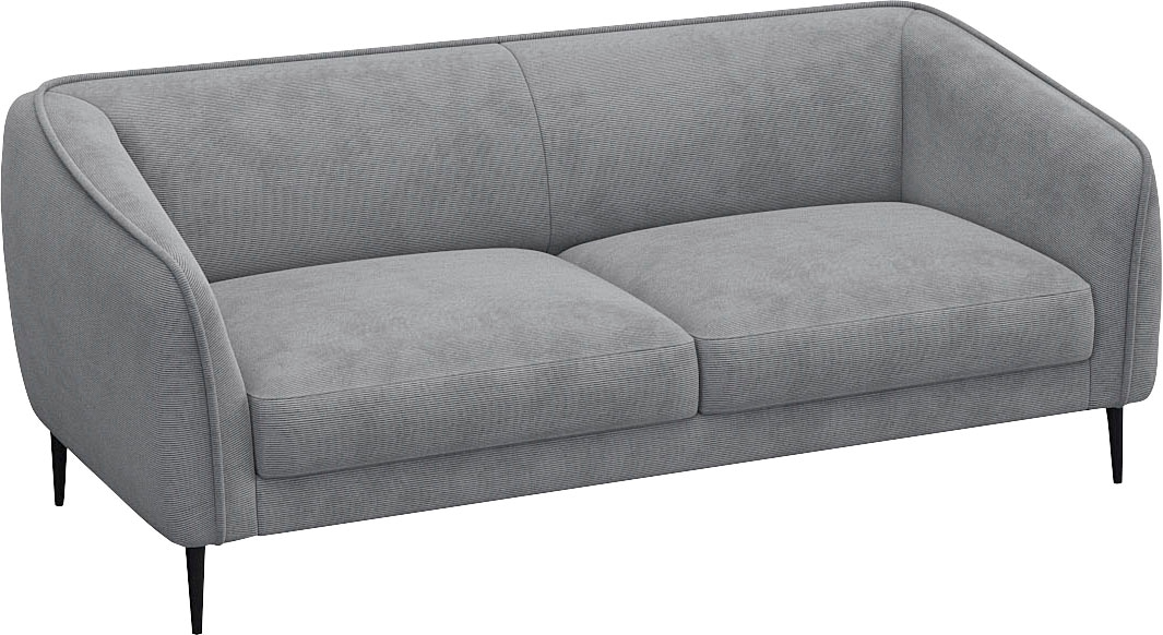 FLEXLUX 2,5-Sitzer »Belle Designsofa, Couch, bequem durch Kaltschaum im Sitz«, Skandinavisches Design, In hochwertiger Verarbeitung