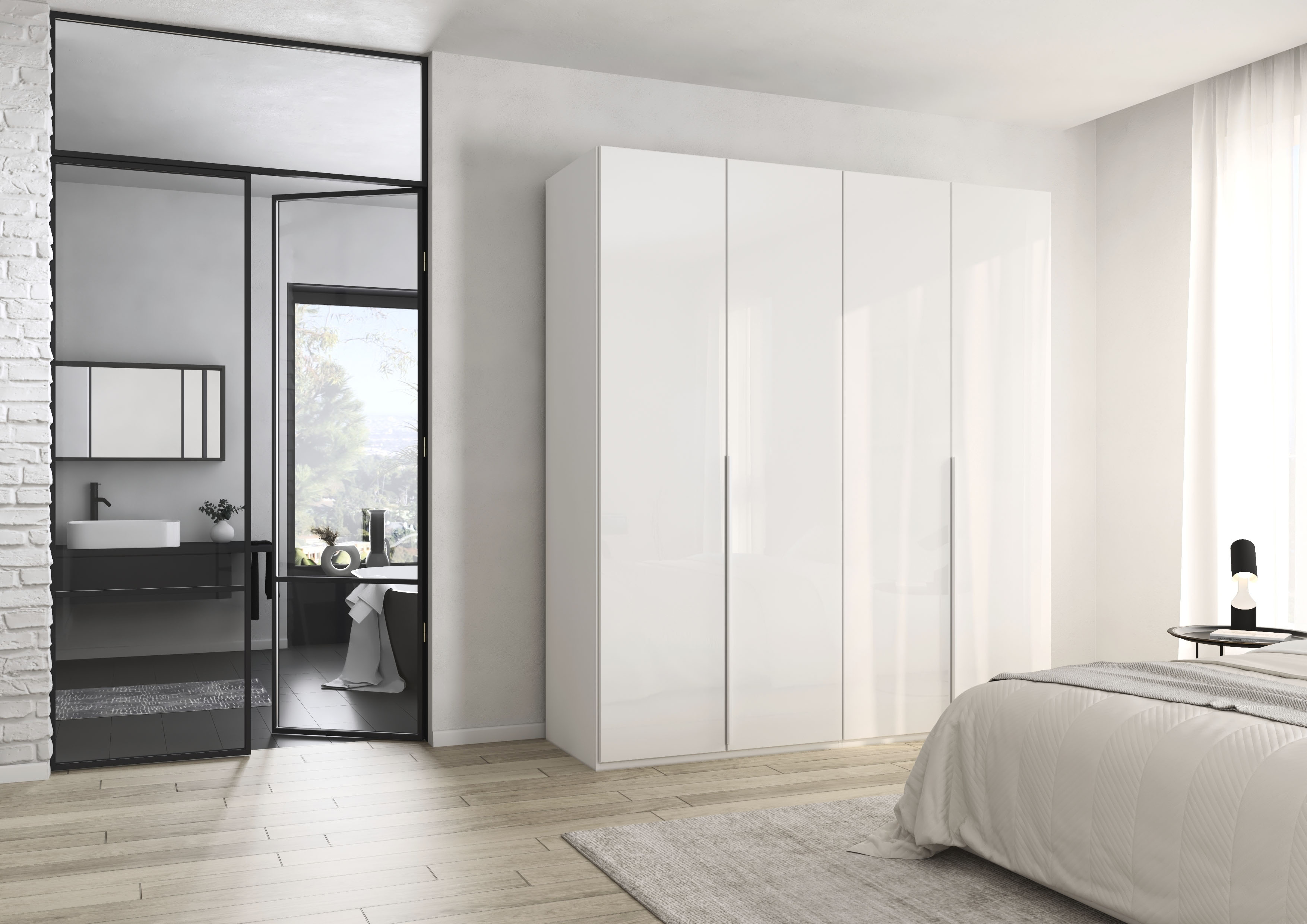 Thumbnail - rauch Drehtürenschrank "Kleiderschrank Schrank Garderobe Wäscheschrank BESTSELLER MONTCLAR" 3 Ausstattungen BASIC/CLASSI...