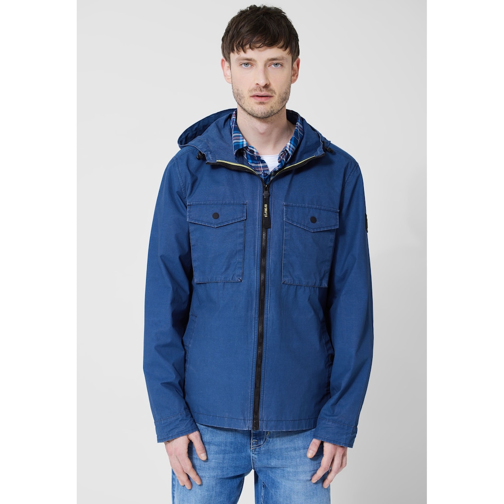 STREET ONE MEN Outdoorjacke, mit Kapuze