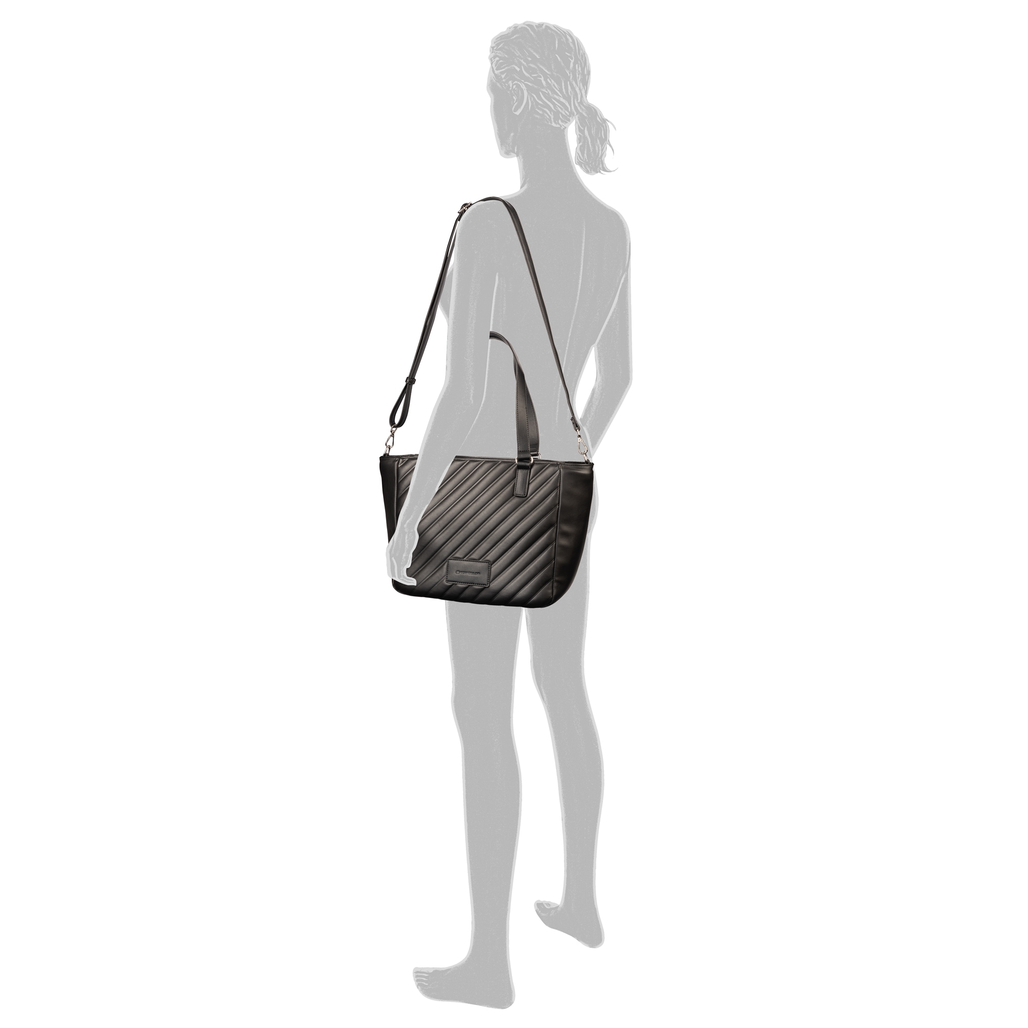 TOM TAILOR Shopper »Mirela«, weich wattiert und elegant in trendigen Formaten