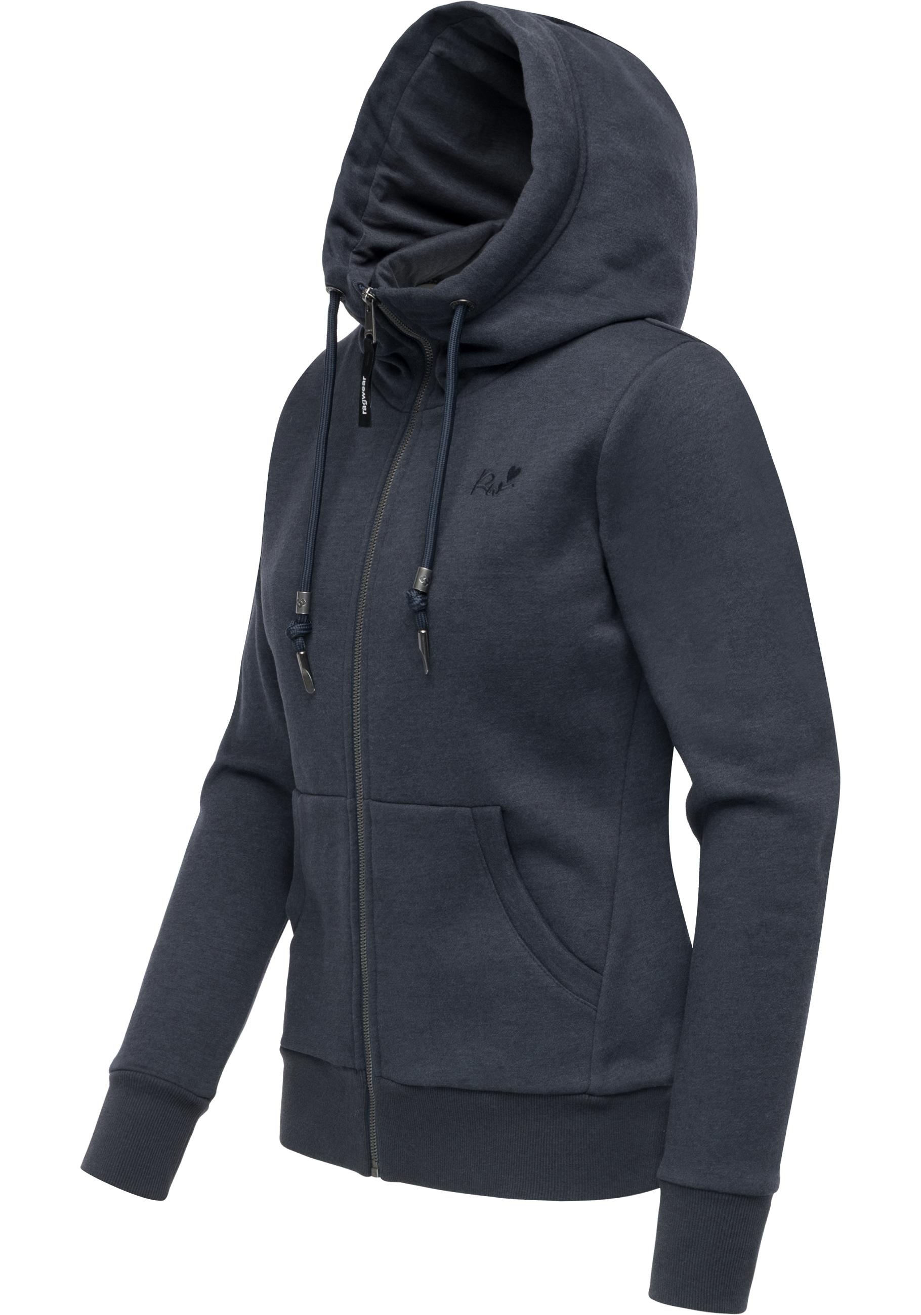 Ragwear Kapuzensweatjacke »Neskia Zip«, Weiche Sweatjacke mit Kapuze