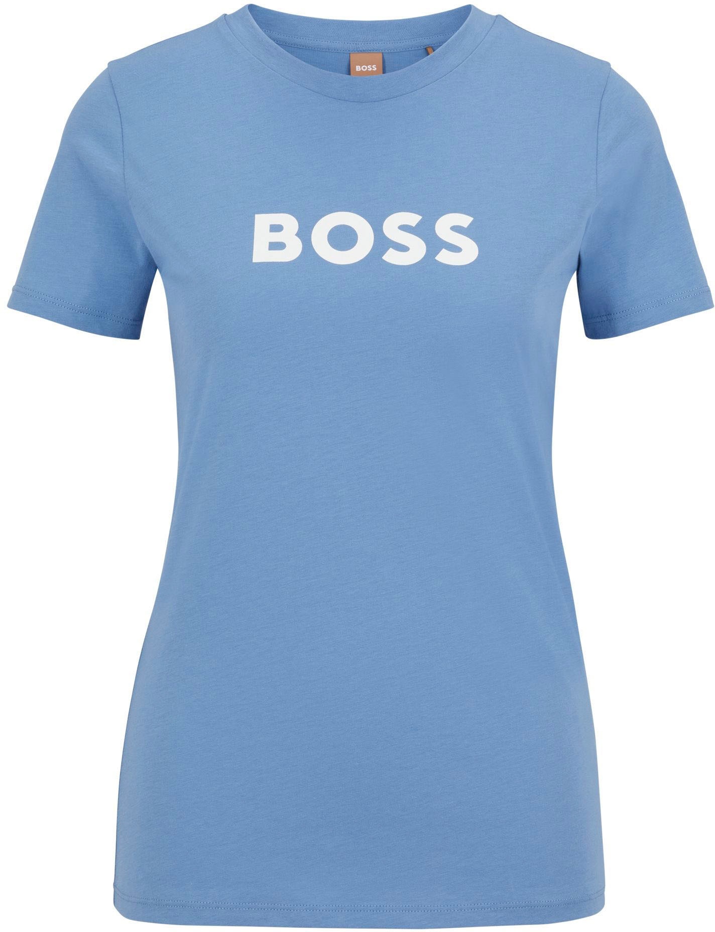 BOSS ORANGE tlg.), BAUR Logoschriftzug der bestellen auf »C_Elogo_5«, | BOSS T-Shirt (1 mit für Brust