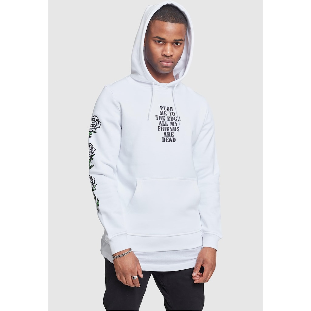 MisterTee Sweatshirt »MisterTee Herren Push Me Hoody«, (1 tlg.)