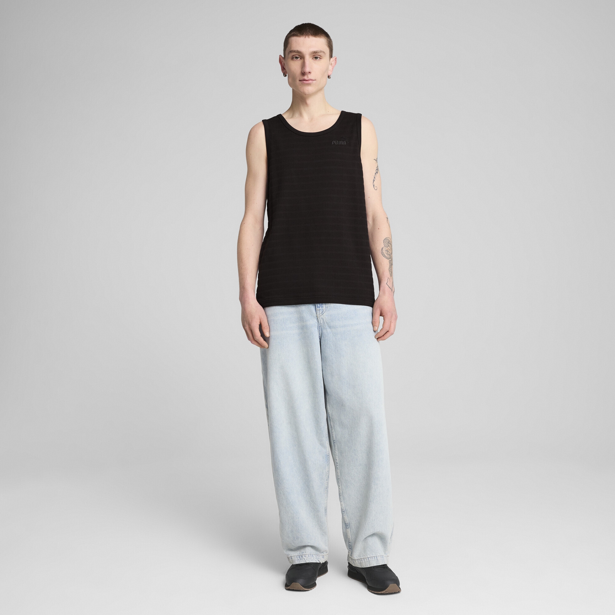 PUMA Tanktop »Essentials Elevated Strukturiertes Tanktop Herren«