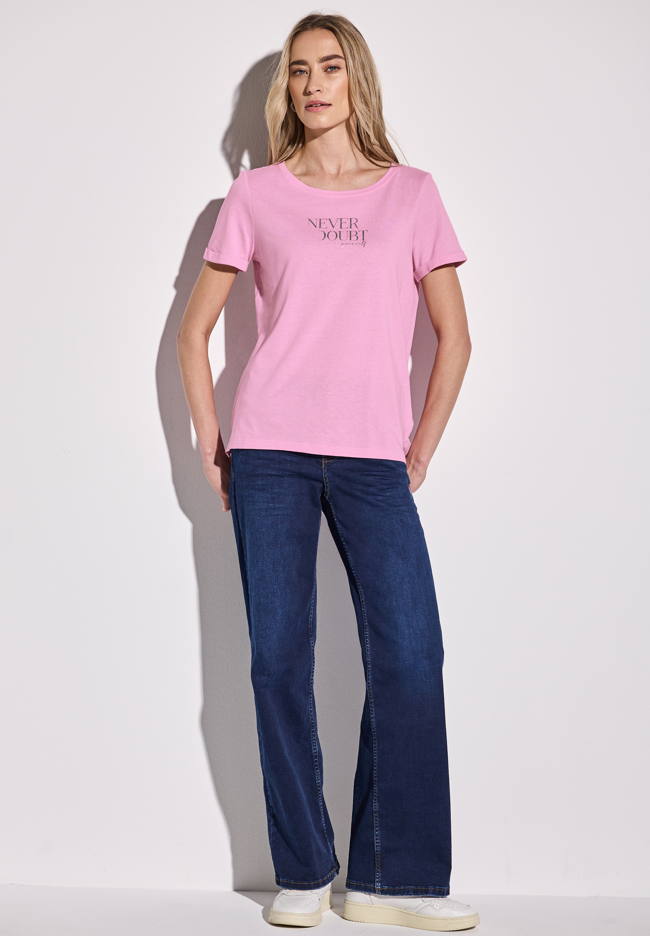 STREET ONE T-Shirt, mit Rundhalsausschnitt