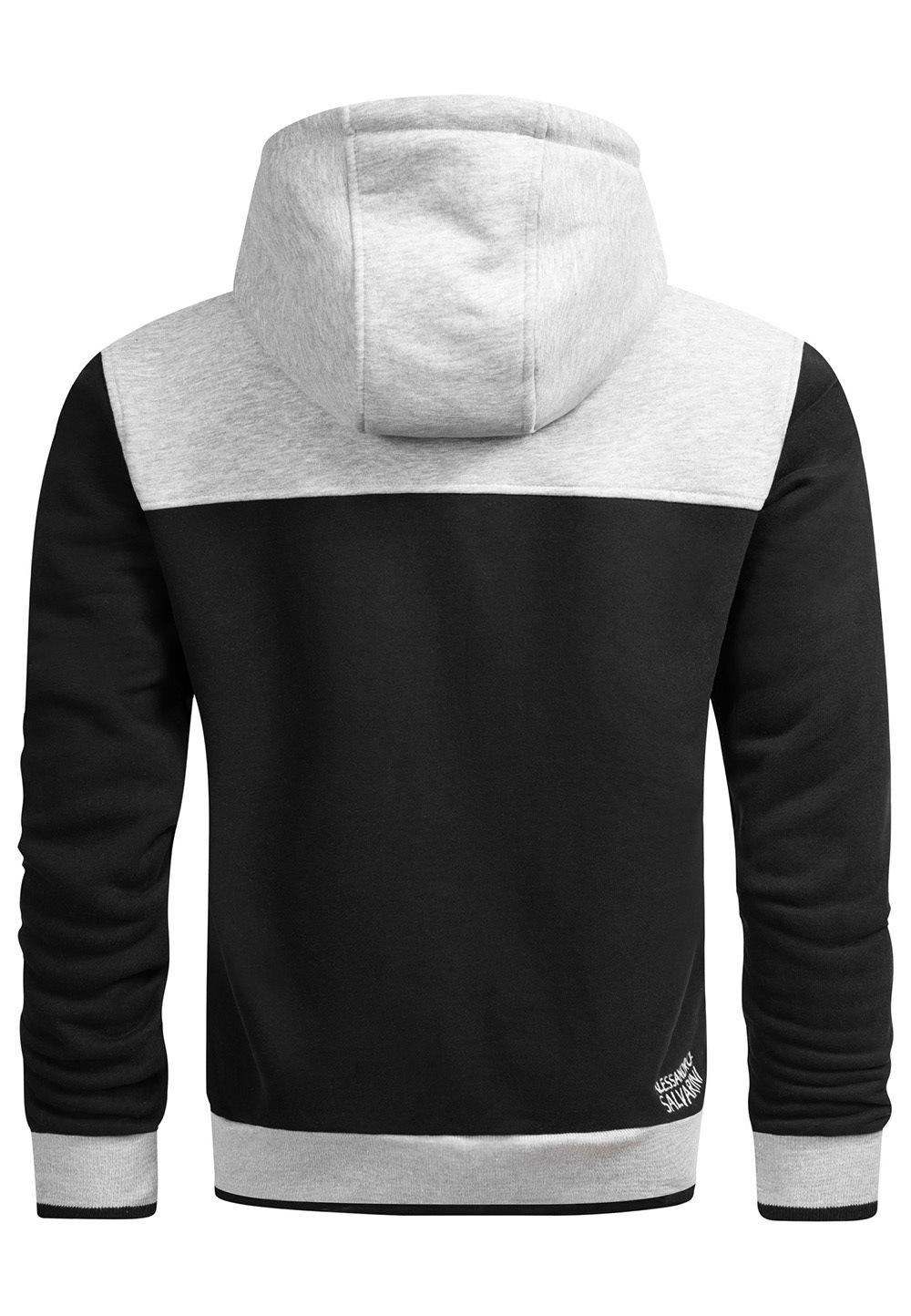 Alessandro Salvarini Kapuzenpullover »ASLerio«, mit großer Kapuze, mit Kapuze