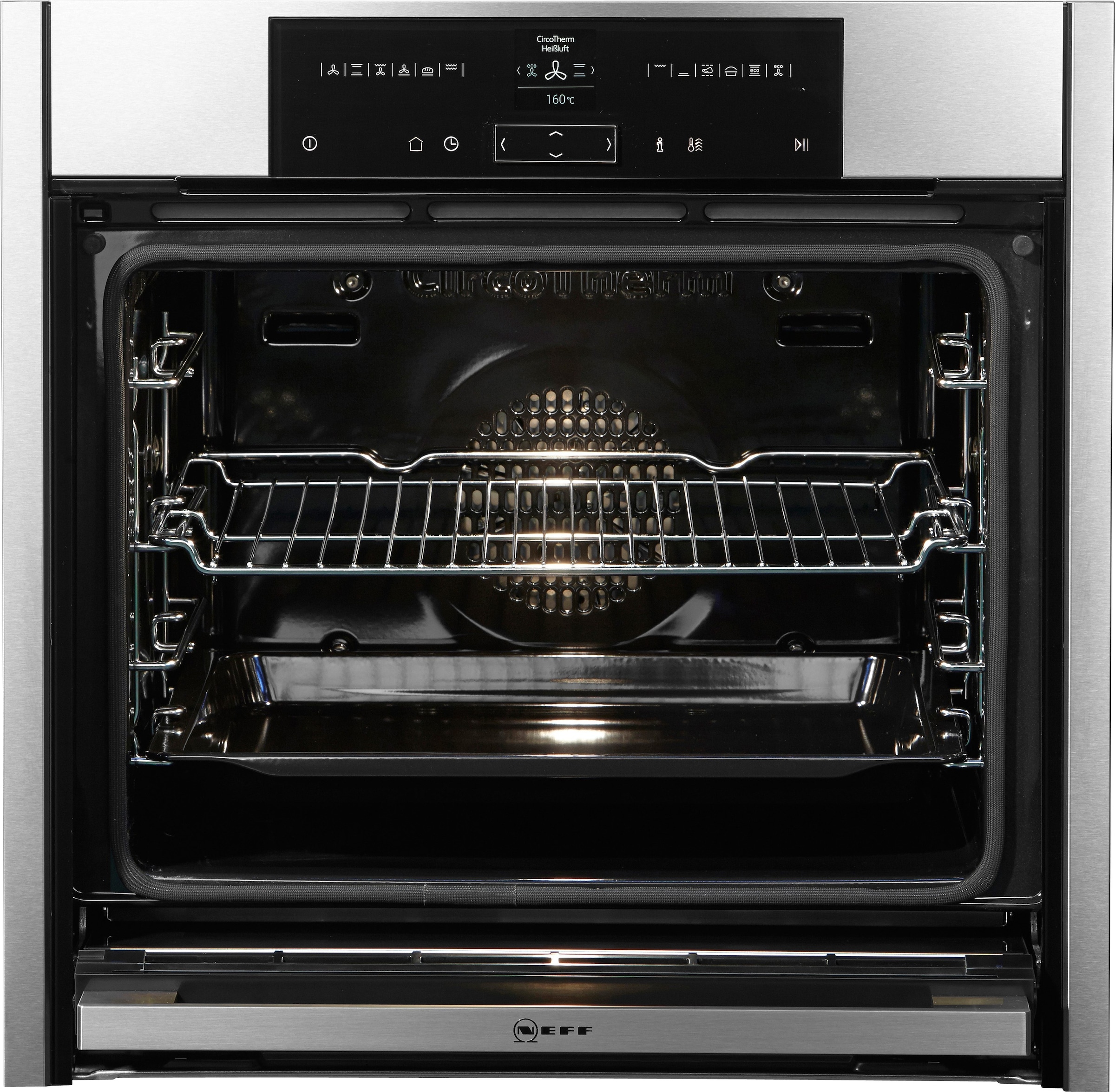 NEFF Pyrolyse Backofen N 70 »B55CR22N0«, mit Teleskopauszug nachrüstbar, Pyrolyse-Selbstreinigung, mit Slide&Hide®