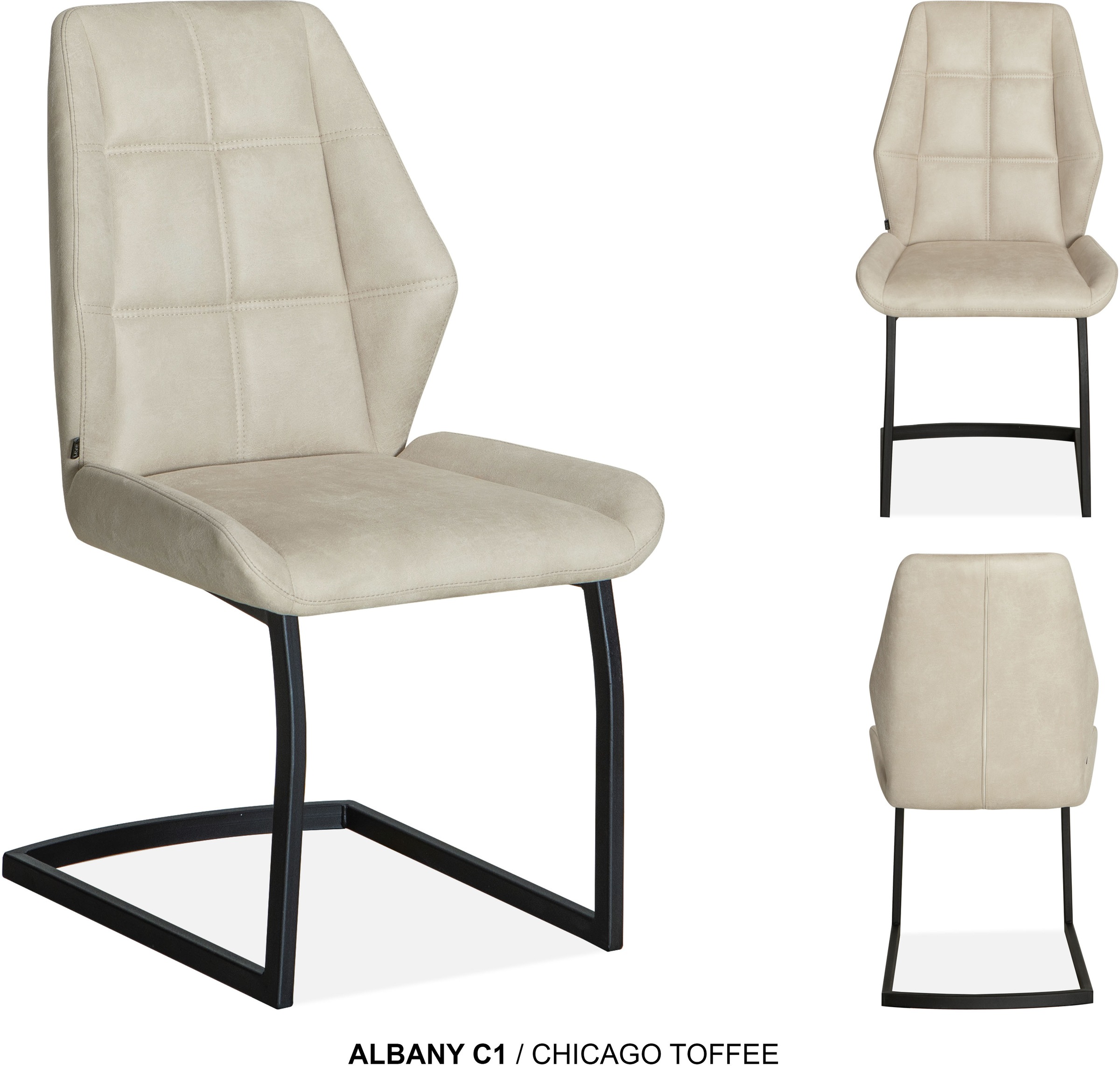 Thumbnail - OMG Design Esszimmerstuhl "Albany" (Set) 1 Stk.Esszimmerstuhl, pflegeleichter Bezug