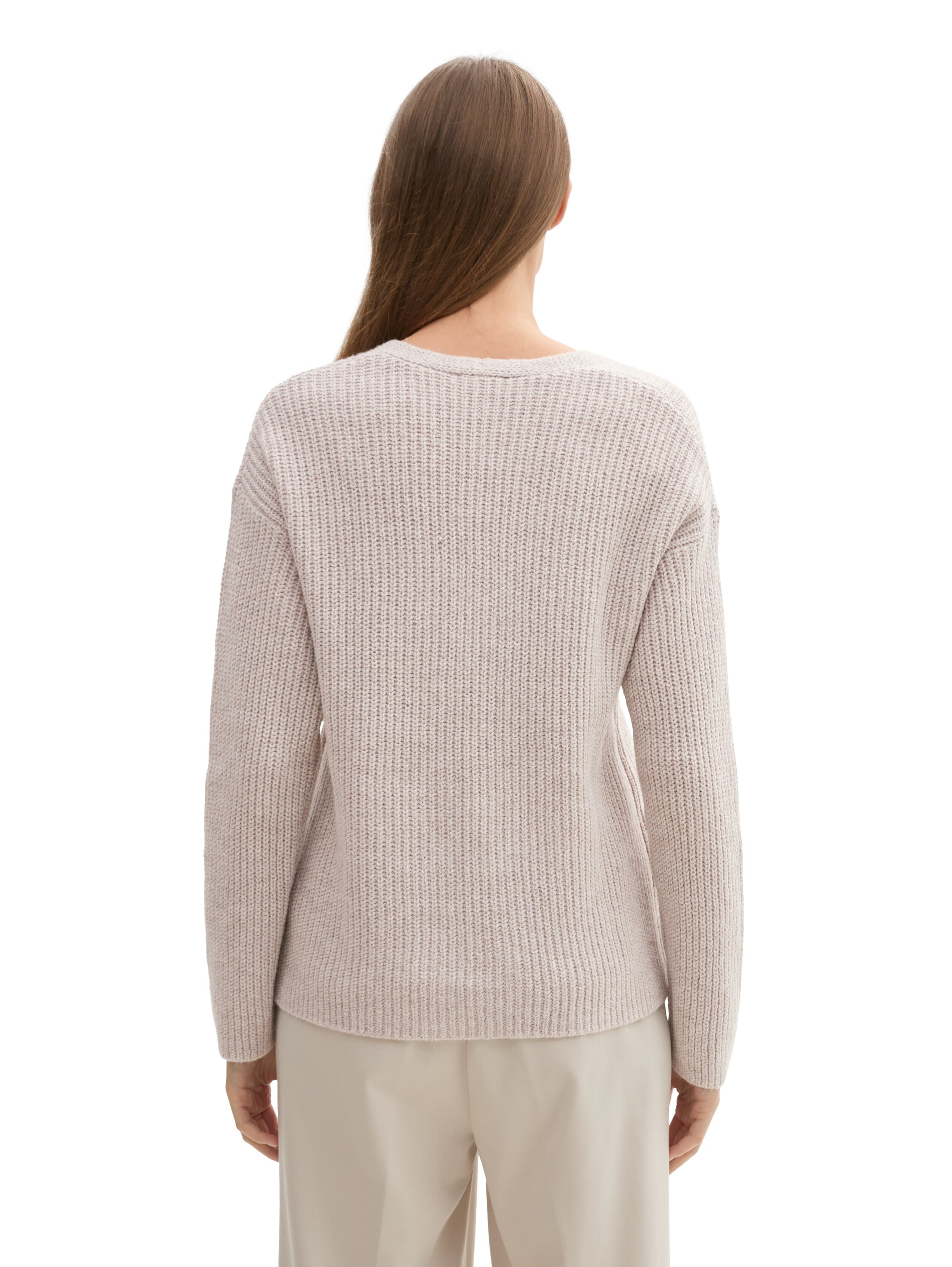 TOM TAILOR Strickpullover, mit V-Ausschnitt