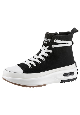 Sneaker, High Top-Sneaker, Freizeitschuh, Schnürboots mit Plateausohle