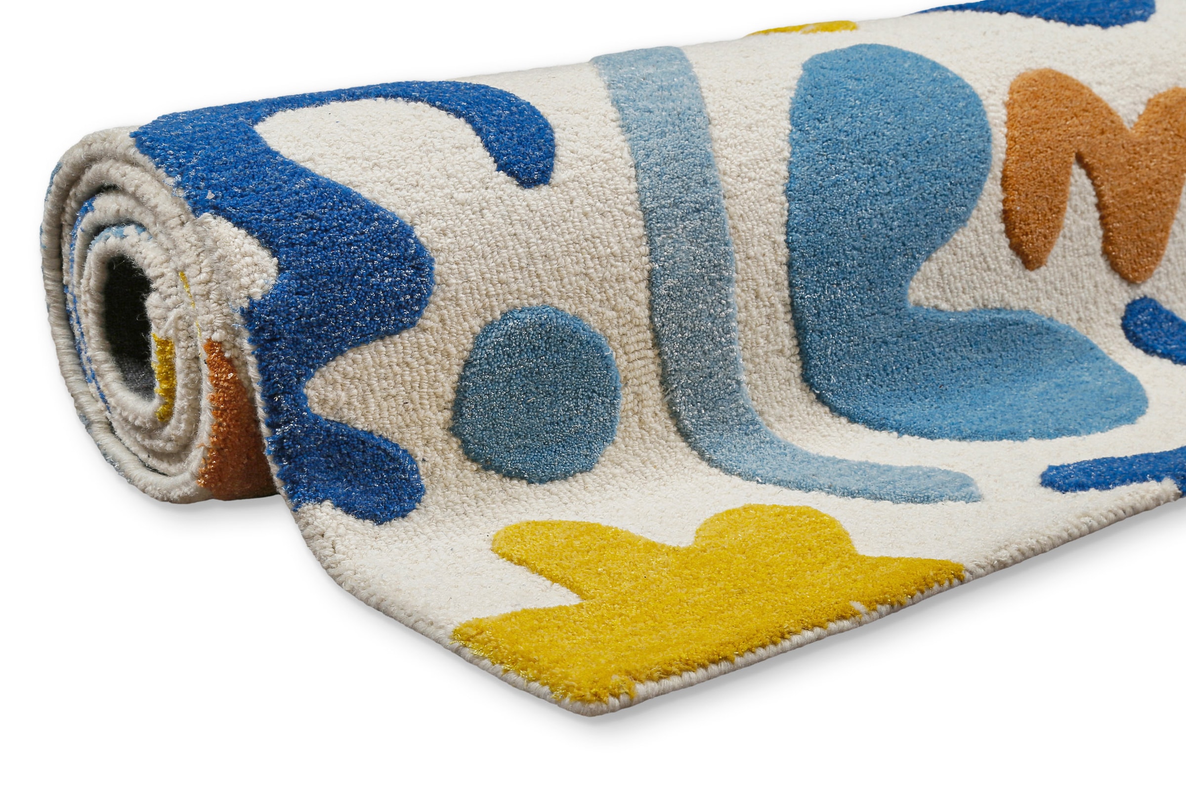 SMART KIDS Kinderteppich »Scribble« rechteckig 16 mm Höhe Kinderteppich, Hoch-Tief-Effekt, Schurwolle, handgetuftet, Spielzimmer