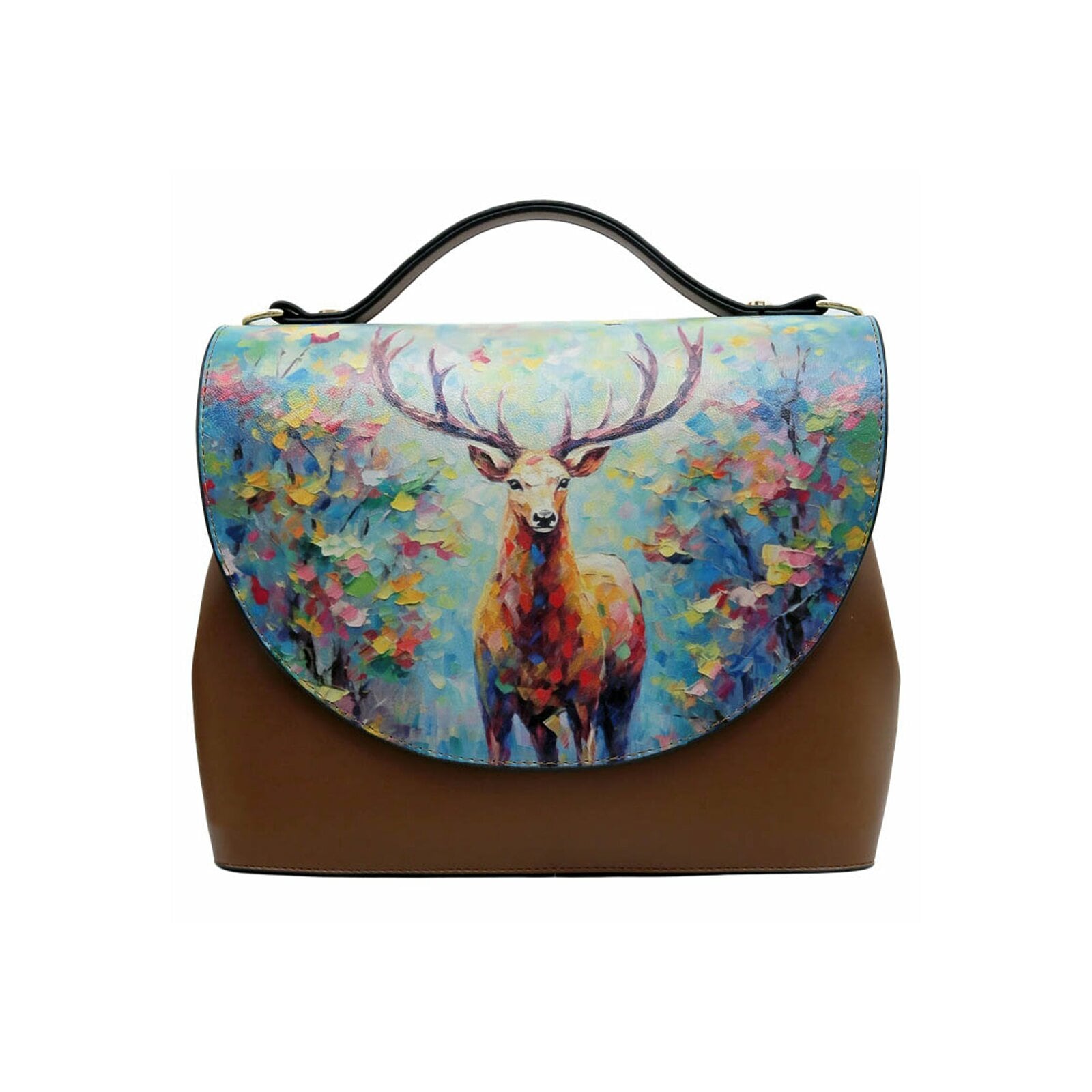 DOGO Henkeltasche "Damen Handy Bag Deer of Dreams Vegan Damen Handtaschen ( günstig online kaufen