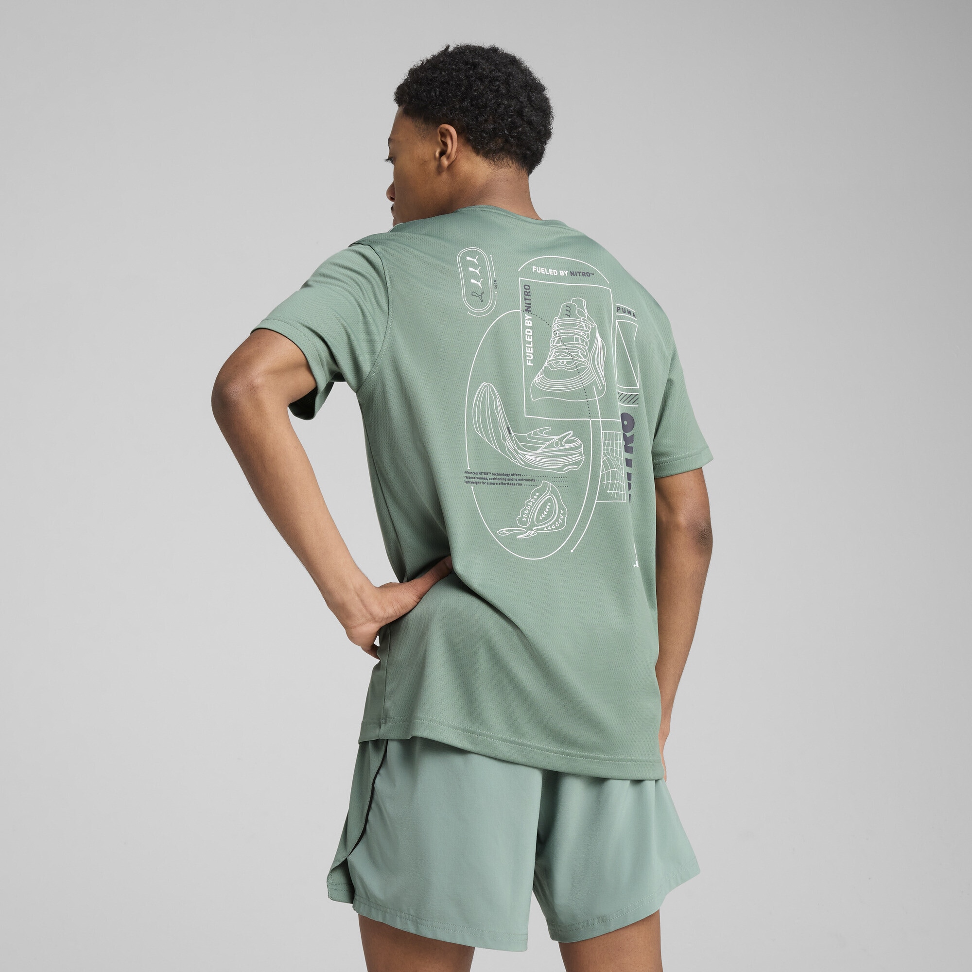 PUMA Laufshirt »NITRO™ Lauf-T-Shirt mit Grafik Herren«