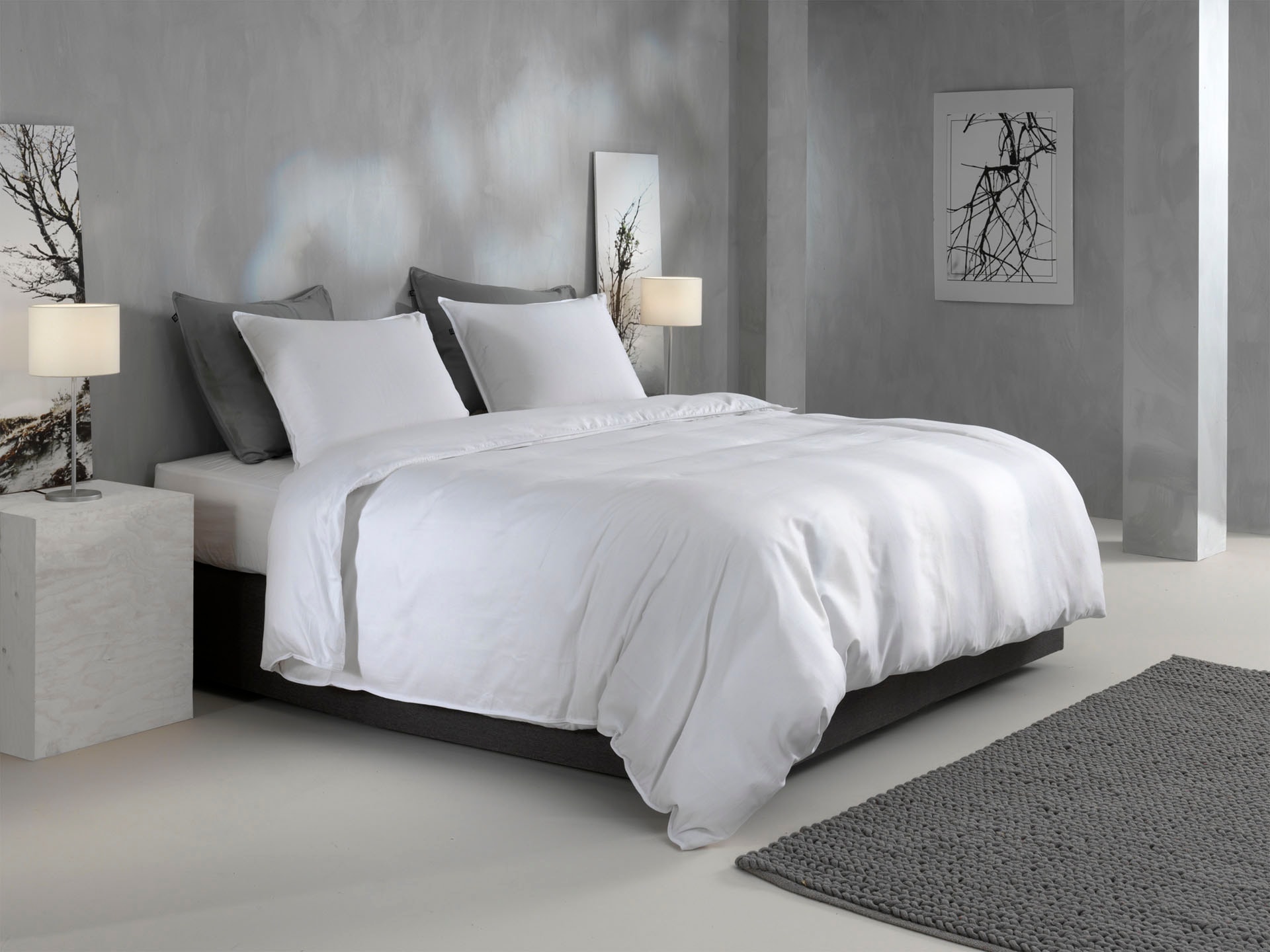 ZO HOME "Zohome Baumwolle Mako-Satin Bettwäsche Satinado" 1 Stk. Bettwäsche aus 100% Baumwolle, hochwertige Mako-Satin, ab 135x200 cm.