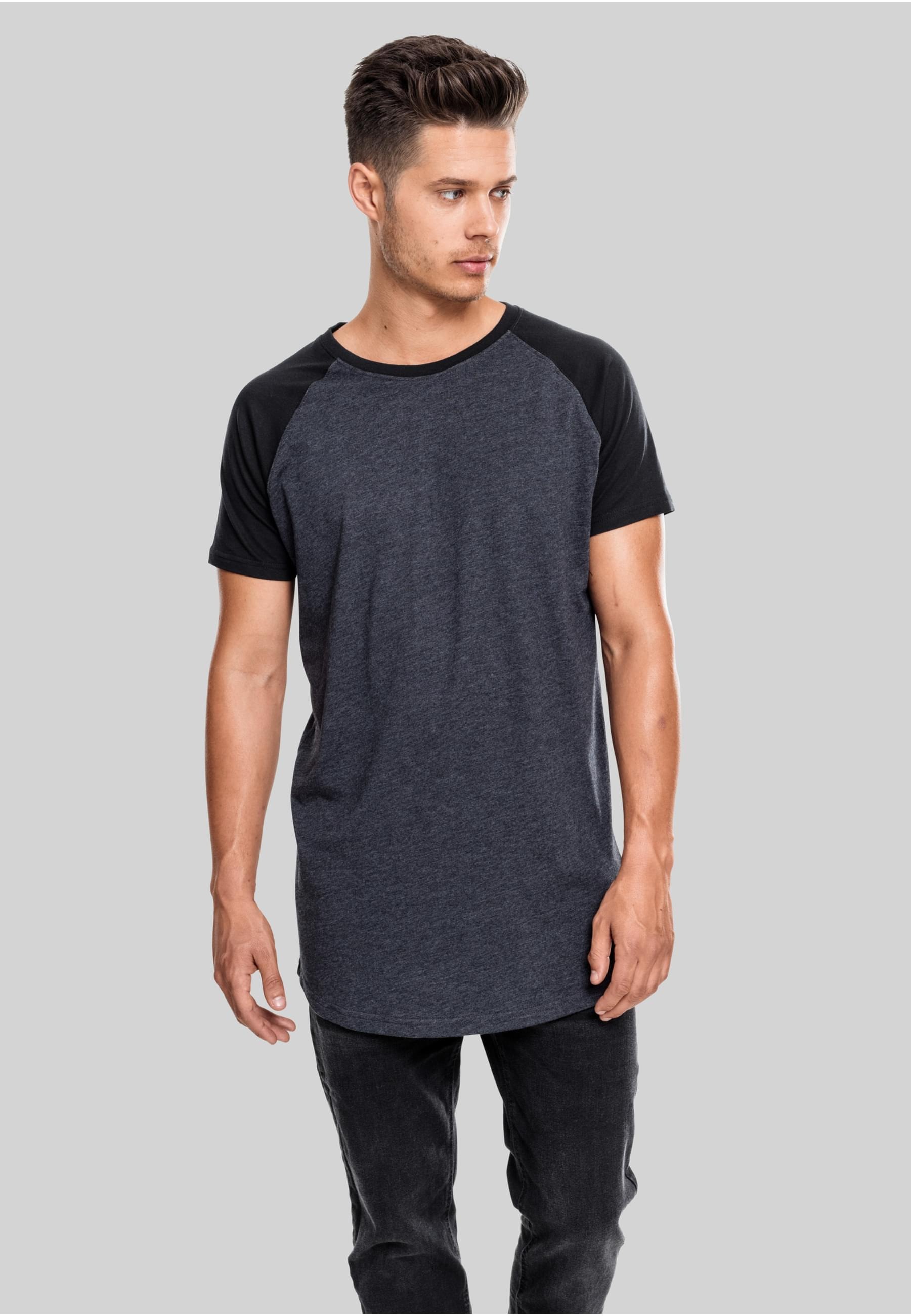 URBAN CLASSICS T-Shirt »Urban Classics Herren Shaped Raglan Long Tee«, (1 tlg.)