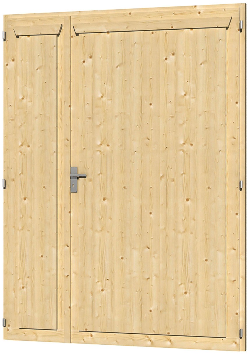 Skanholz Doppelflügeltür für Carports, 148 x 198 cm günstig online kaufen
