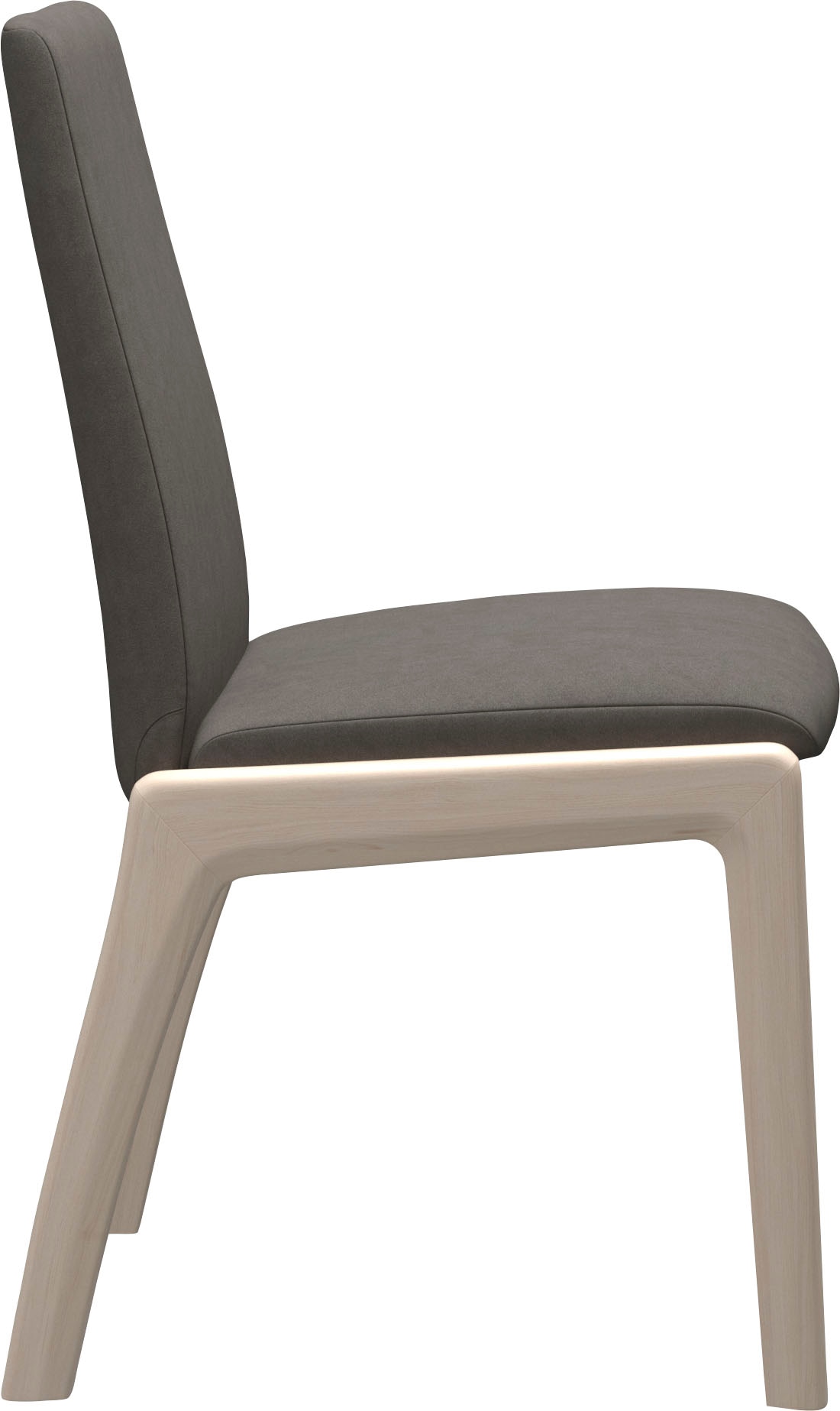 Stressless® Polsterstuhl »Laurel«, Microfaser DINAMICA, Low Back, Größe M, mit abgerundeten Beinen in Eiche gekalkt