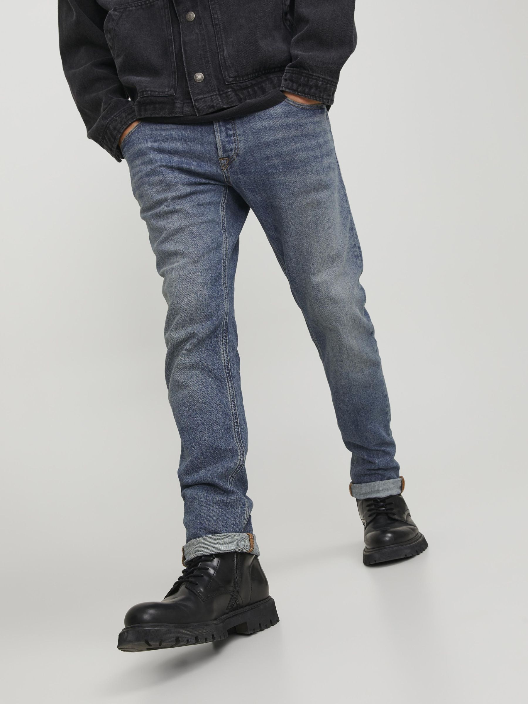 Jack & Jones Slim-fit-Jeans "JJIGLENN JJCOLE AM 171 SN" günstig online kaufen