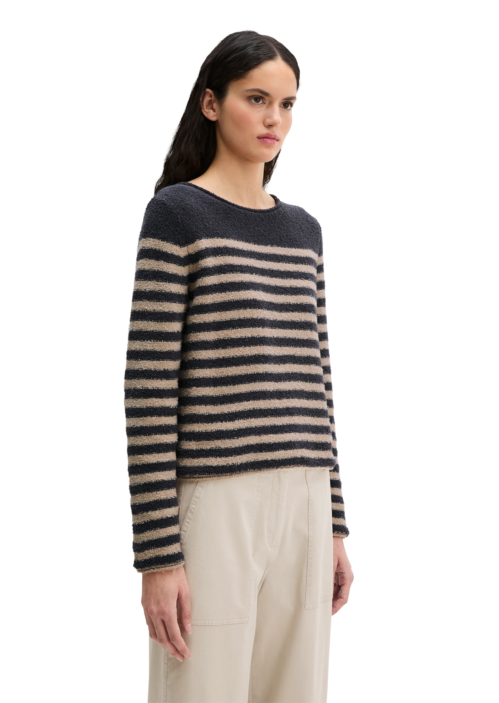 Marc O'Polo Rundhalspullover »aus Organic Cotton-Mix«