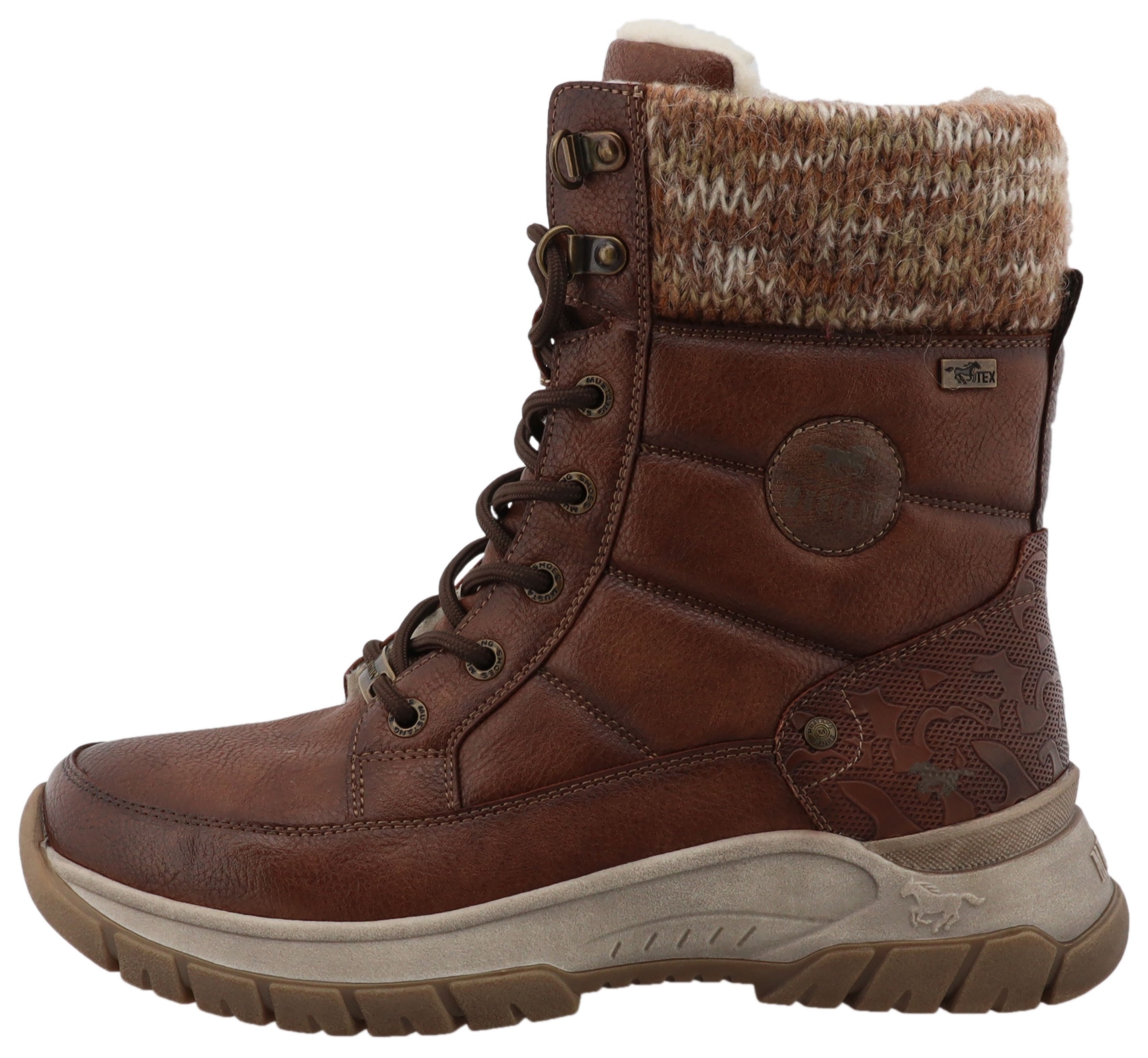 Mustang Shoes Winterboots »Raissa«  Schnürboots, Winterstiefel mit TEX-Membrane