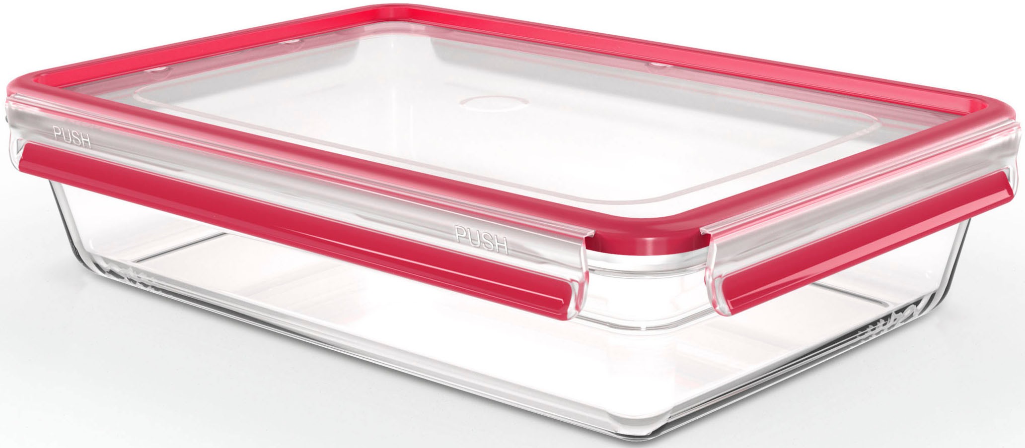 Emsa Frischhaltedose "Clip & Close Glas" 1 tlg. 3L, stapelbar, gefrier-, ba günstig online kaufen