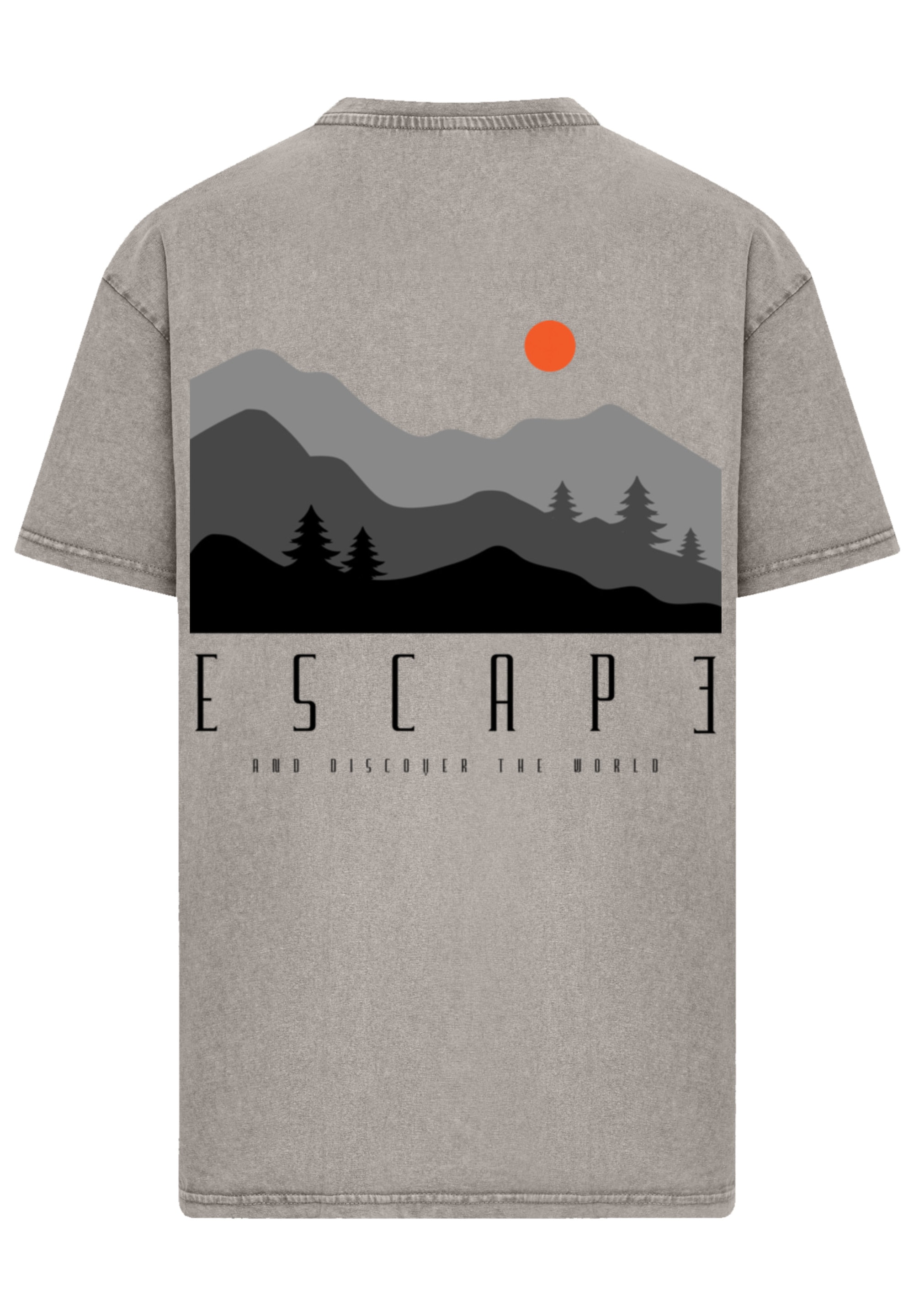 F4NT4STIC T-Shirt »Oversize Escape Discover the World Forest«, Discover the World