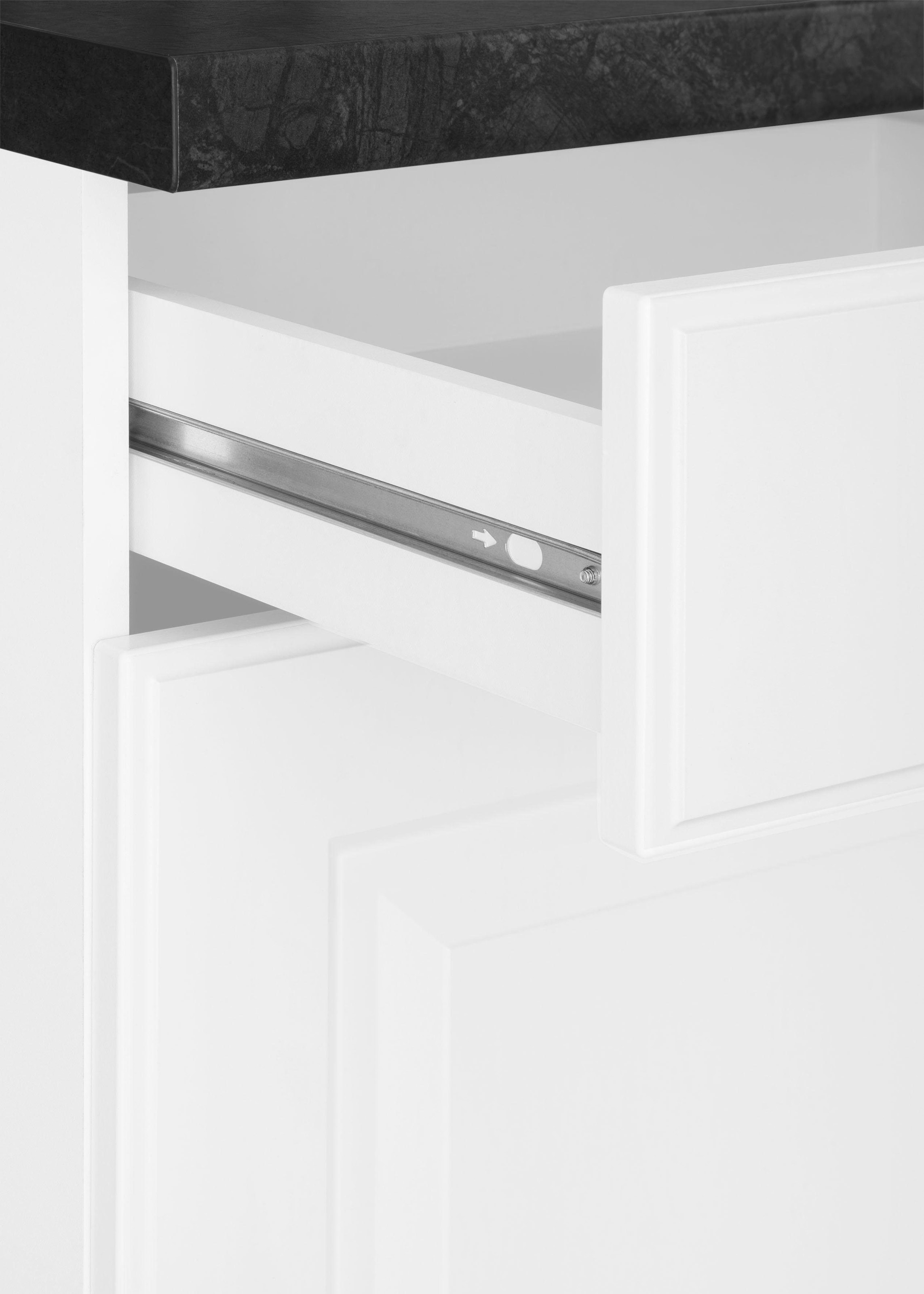 wiho Küchen Küchenzeile »Erla«, ohne E-Geräte, Breite 220 cm